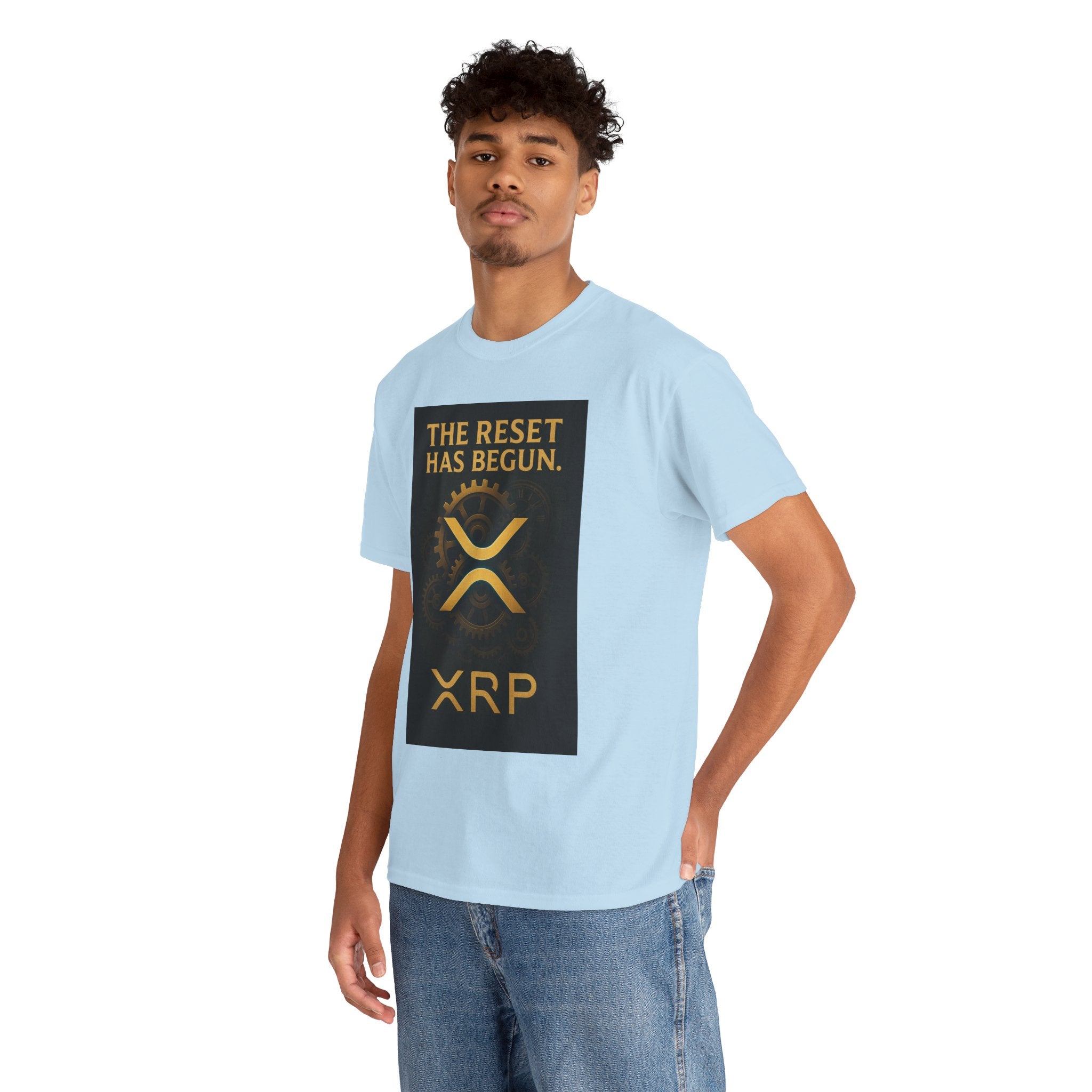 XRP Crypto Tee — "The Reset Has Begun" Bitcoin Alternative Shirt