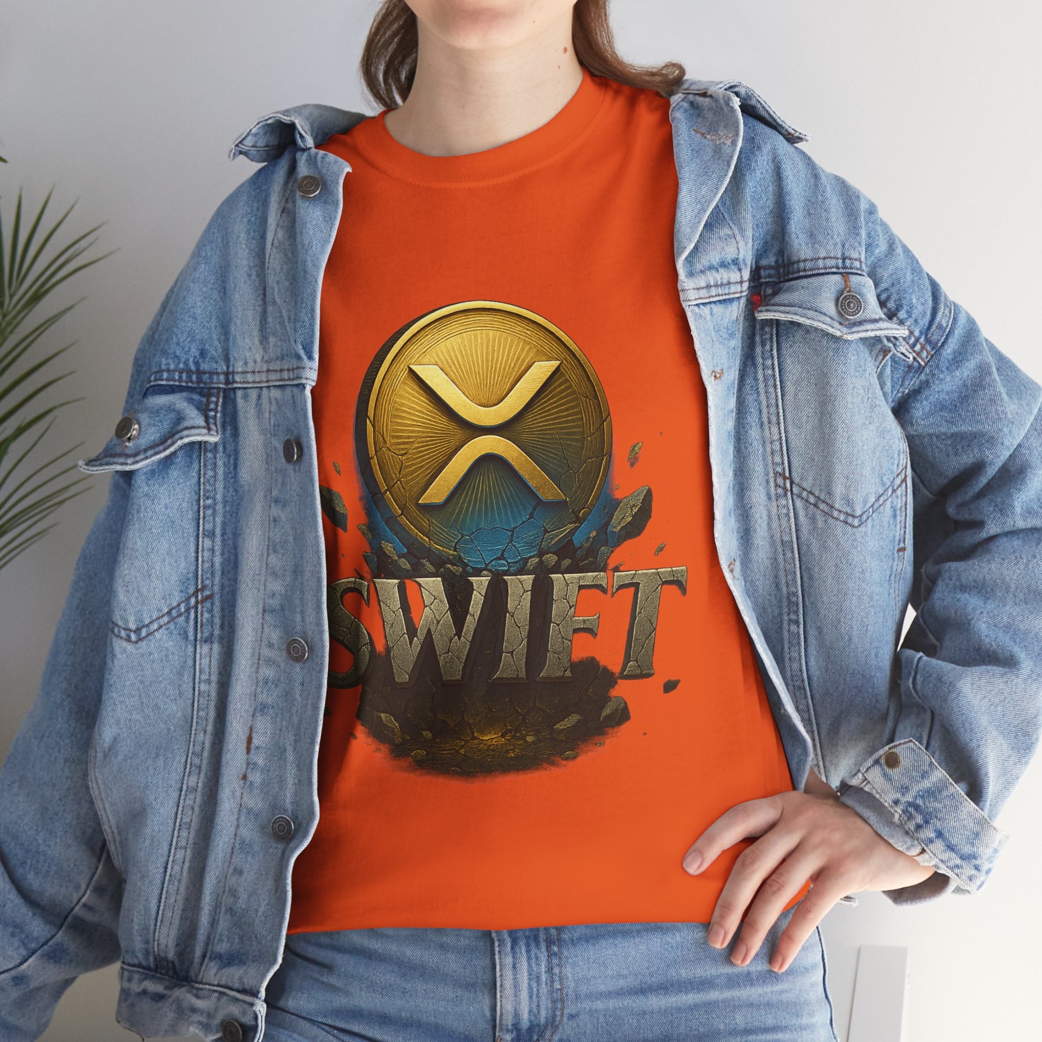XRP Swift Cryptocurrency T‑Shirt — Ripple Coin Logo Graphic Tee