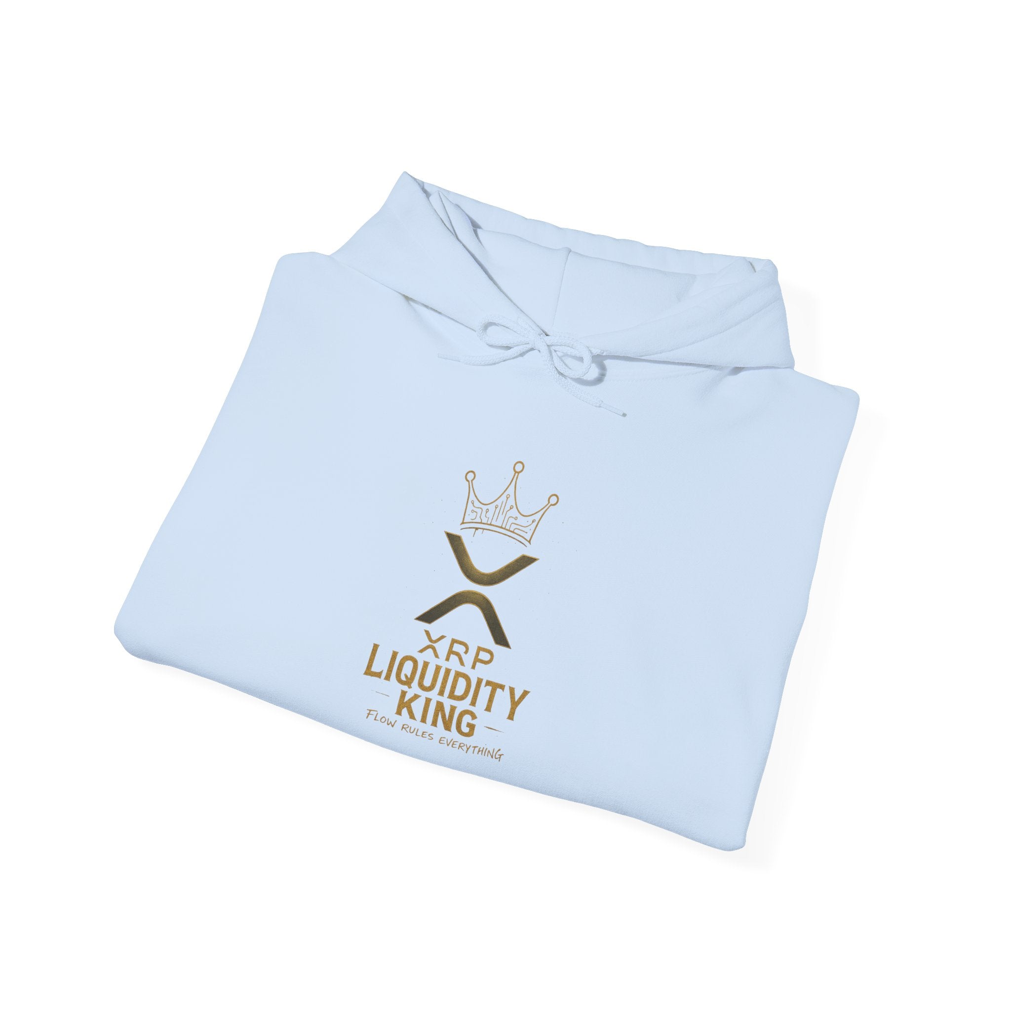 XRP Liquidity King Hoodie — Crypto Logo Pullover for Traders & Investors