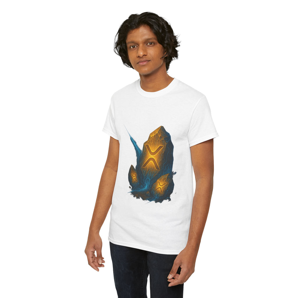 Rune Stone Graphic Tee — Glowing Mystic Rock T-Shirt