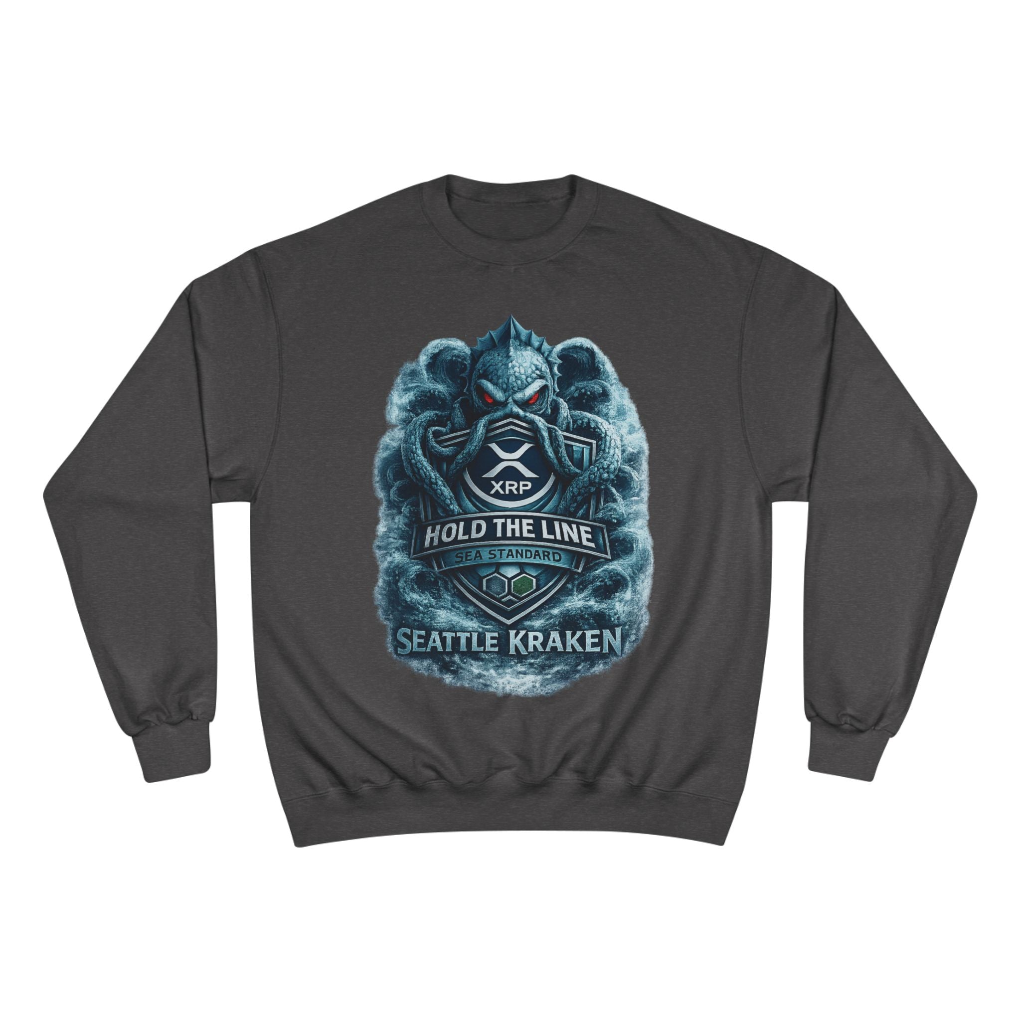 Seattle Kraken Sweatshirt — "Hold The Line" Nautical Graphic Crewneck