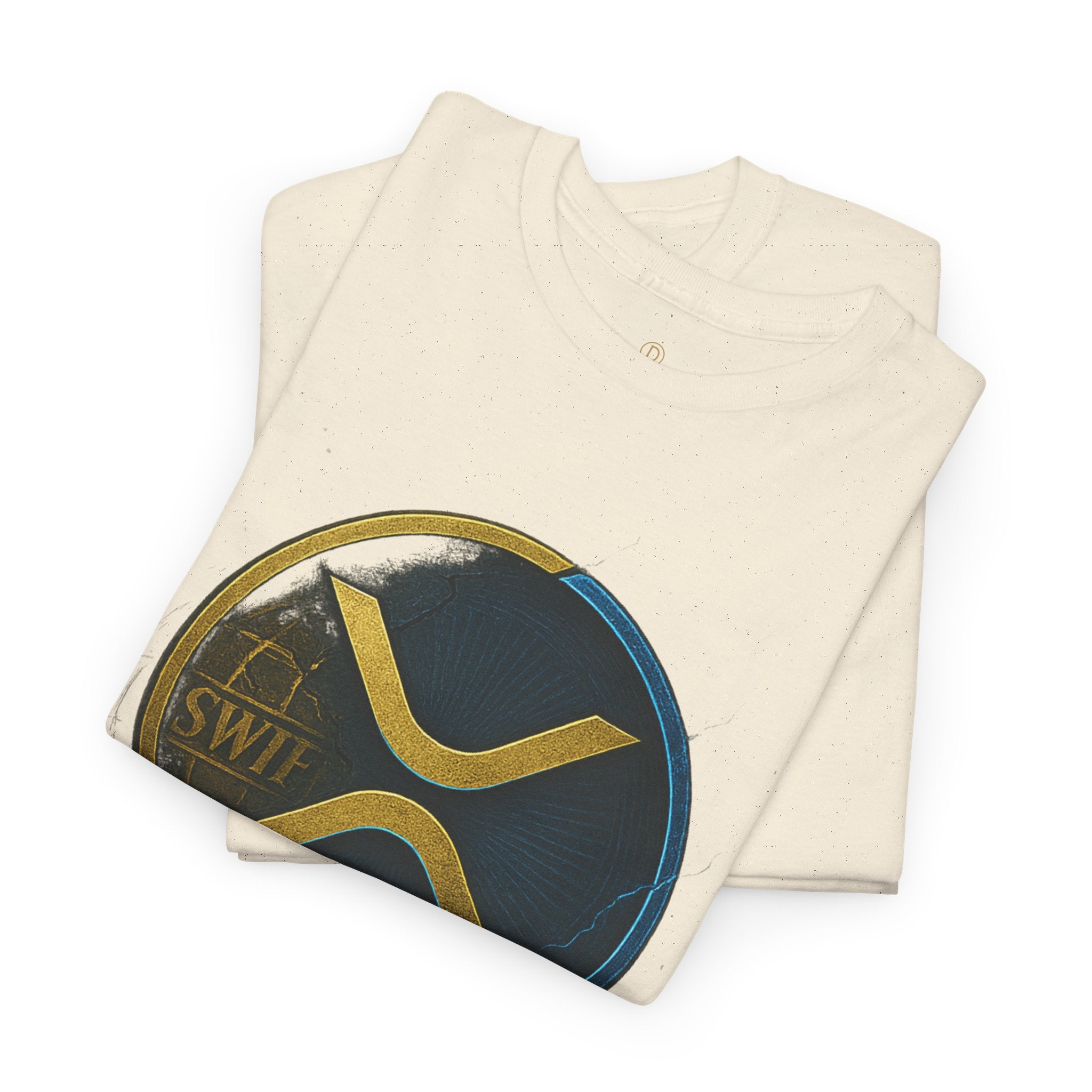 XRP 'Replaces Swift' Cotton Tee — Crypto Ripple Logo T-Shirt