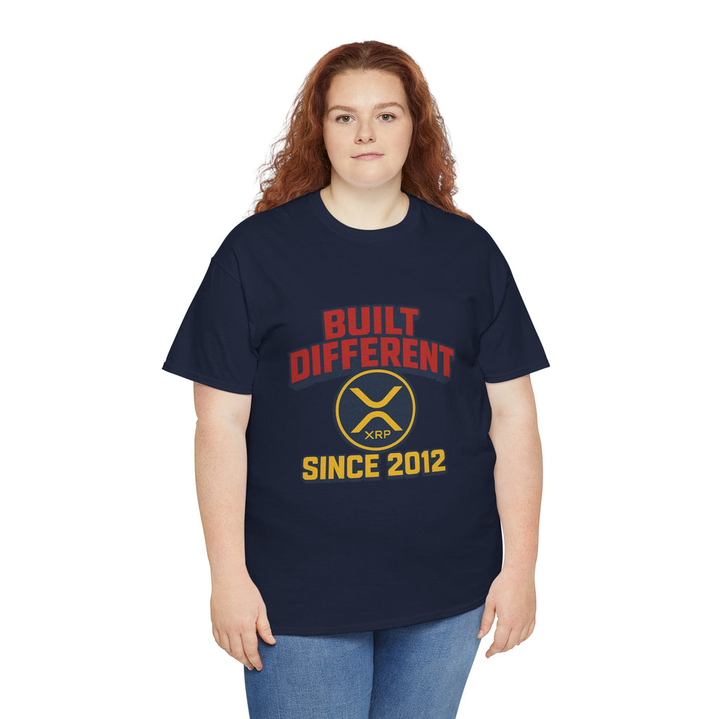Built Different Since 2012 T-Shirt – Retro XRP Logo Tee