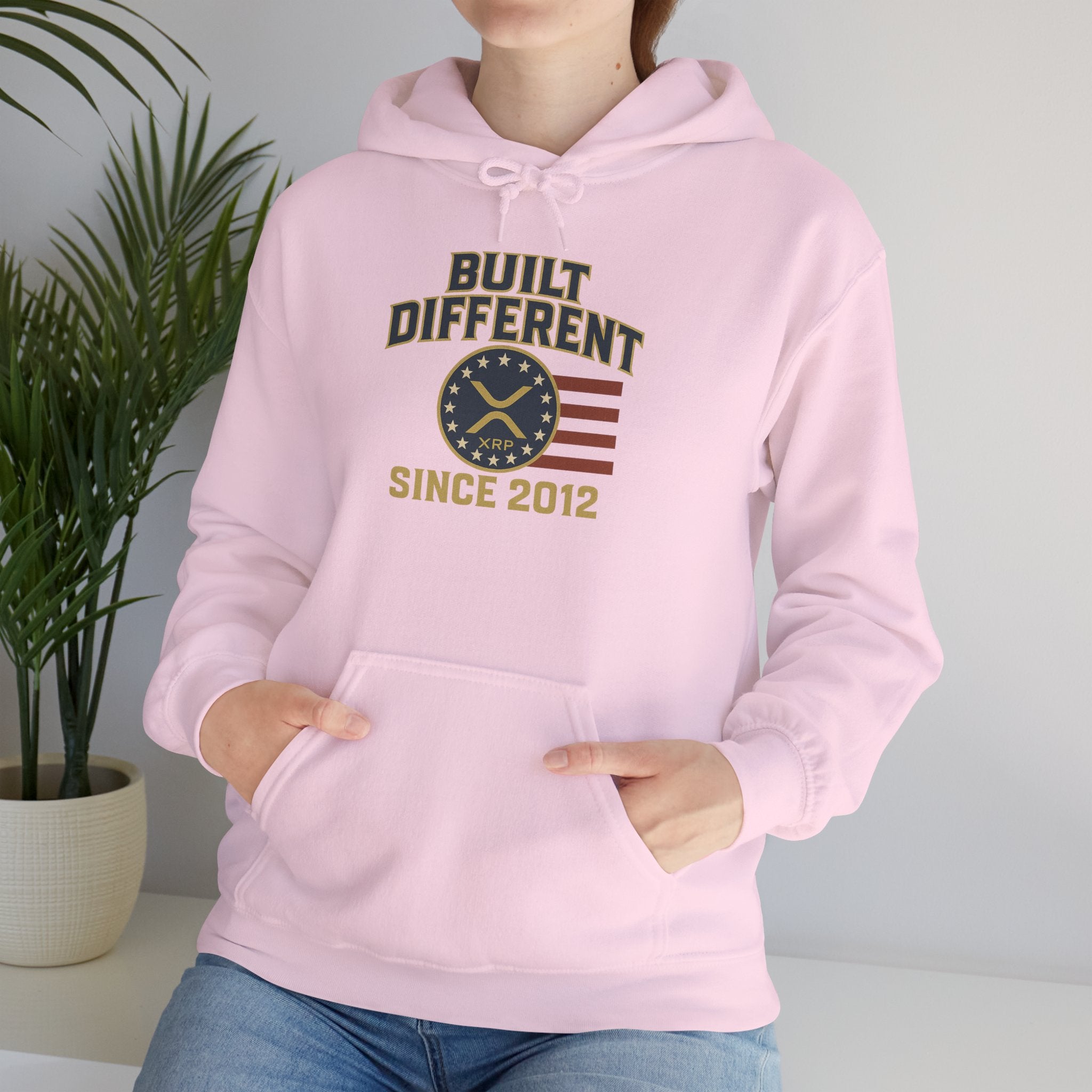 Built Different Hoodie • 'Built Different Since 2012' Patriotic Casual Pullover