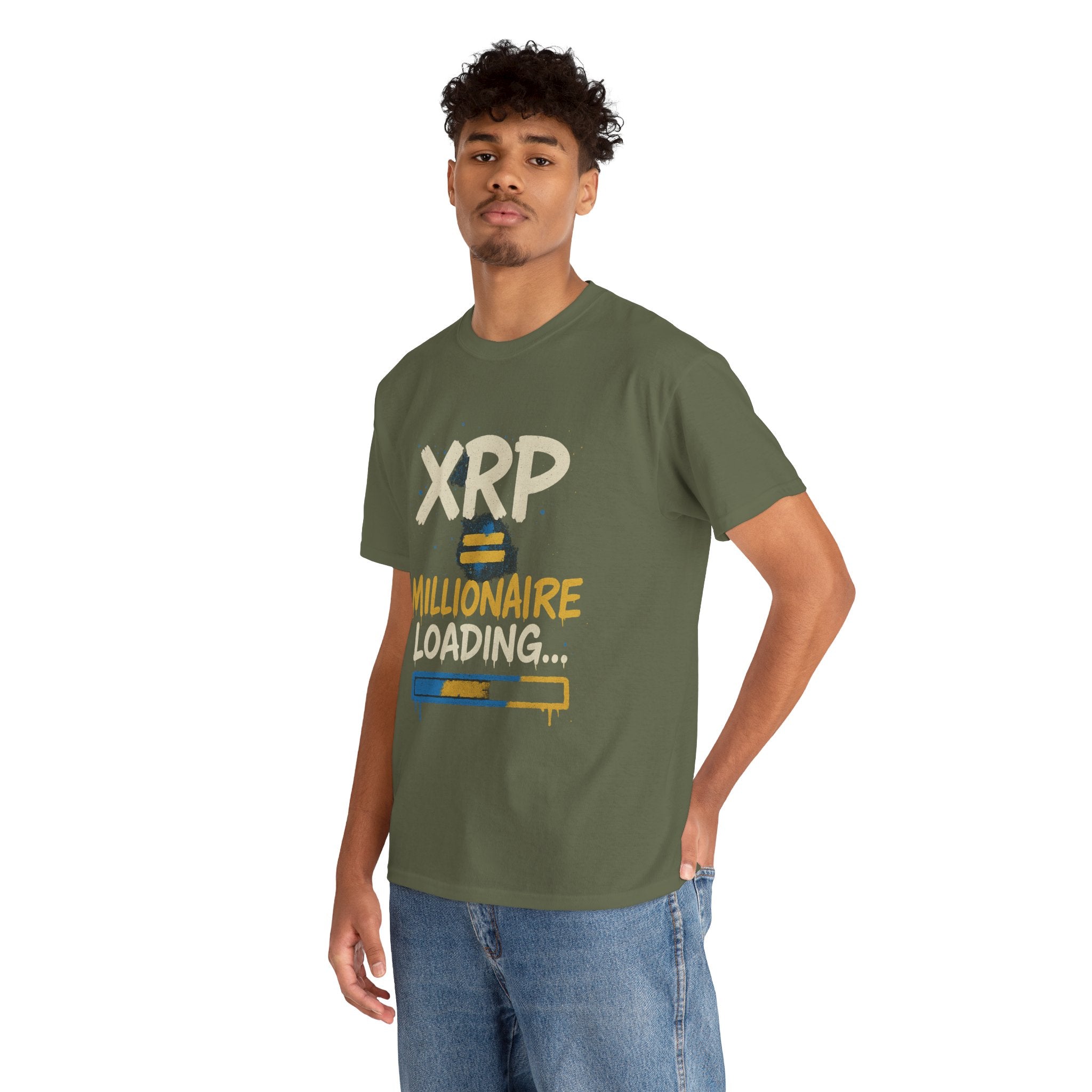 XRP Millionaire Loading T-Shirt — Crypto Investor Progress Tee