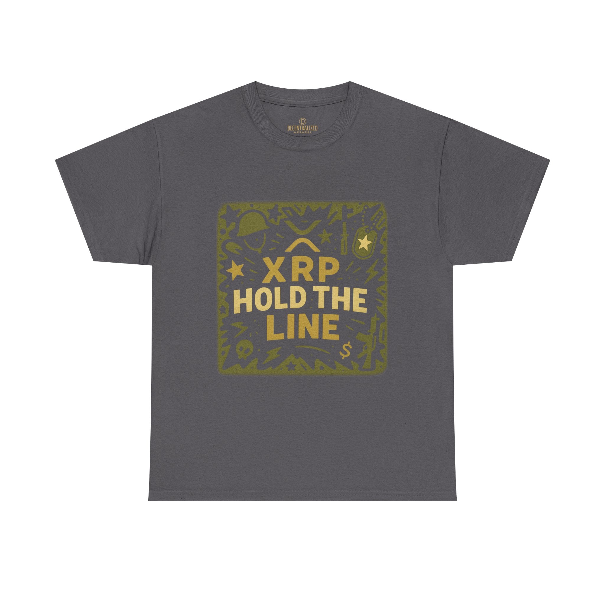 T-Shirt — XRP Hold The Line Crypto Graphic Tee