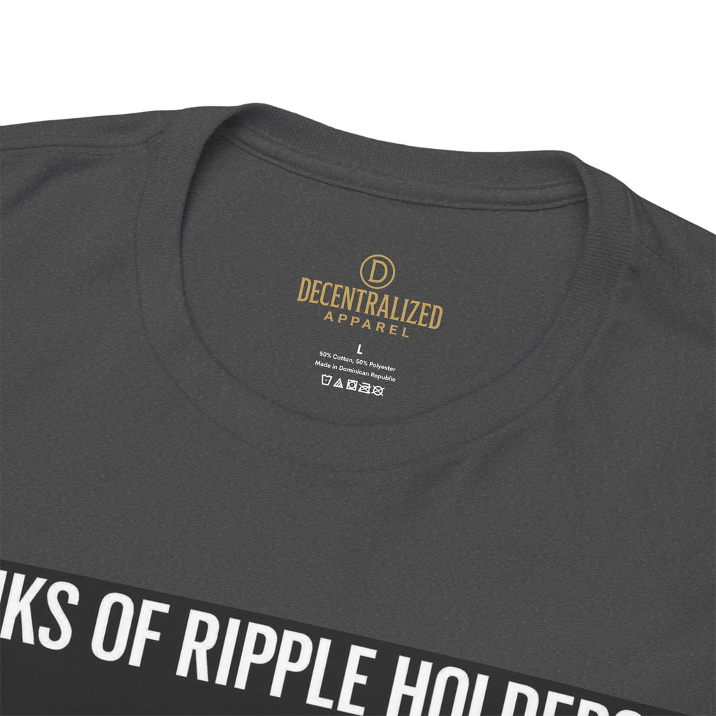 Crypto Ranks T-Shirt – "Ranks of Ripple Holders" Illustrated Guide