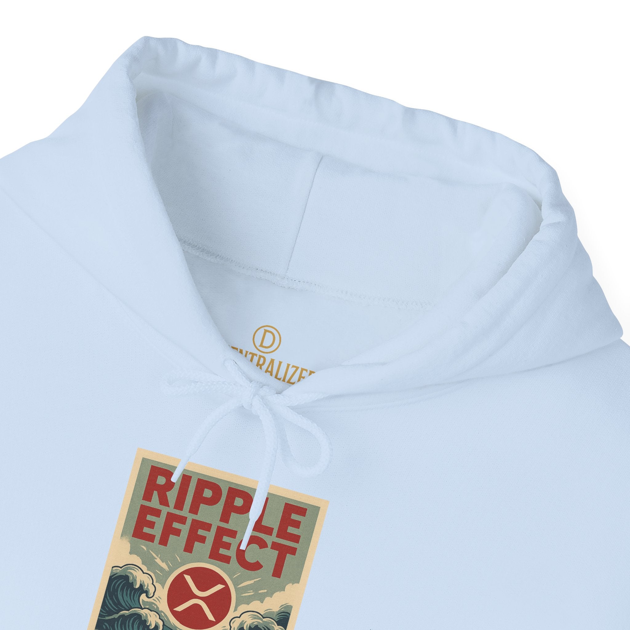 Ripple Effect Hoodie – Vintage Ocean Wave Graphic Hooded Sweatshirt