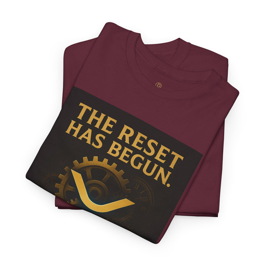XRP Crypto Tee — "The Reset Has Begun" Bitcoin Alternative Shirt