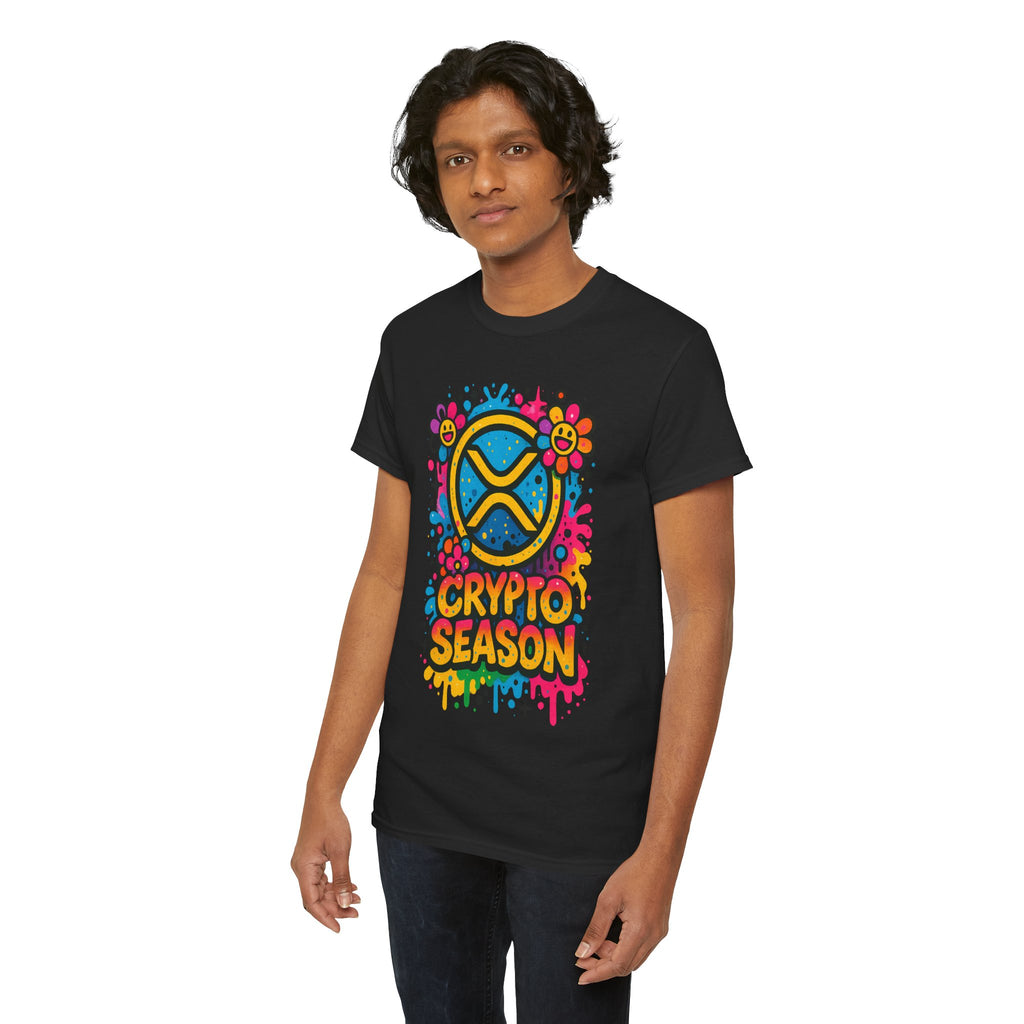 Crypto Season T-Shirt — Colorful Ripple XRP Logo Tee