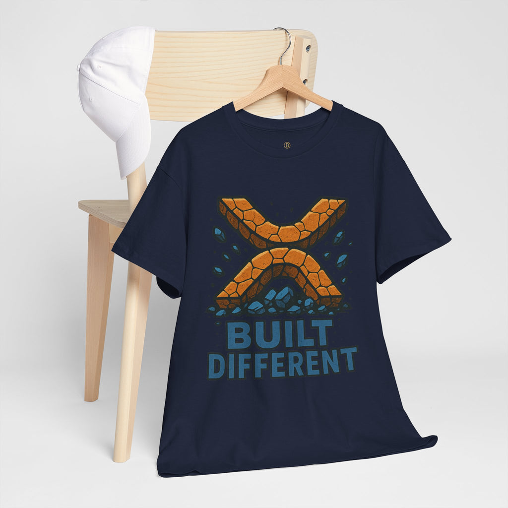 Built Different T-Shirt — Rugged Crypto X Design Tee