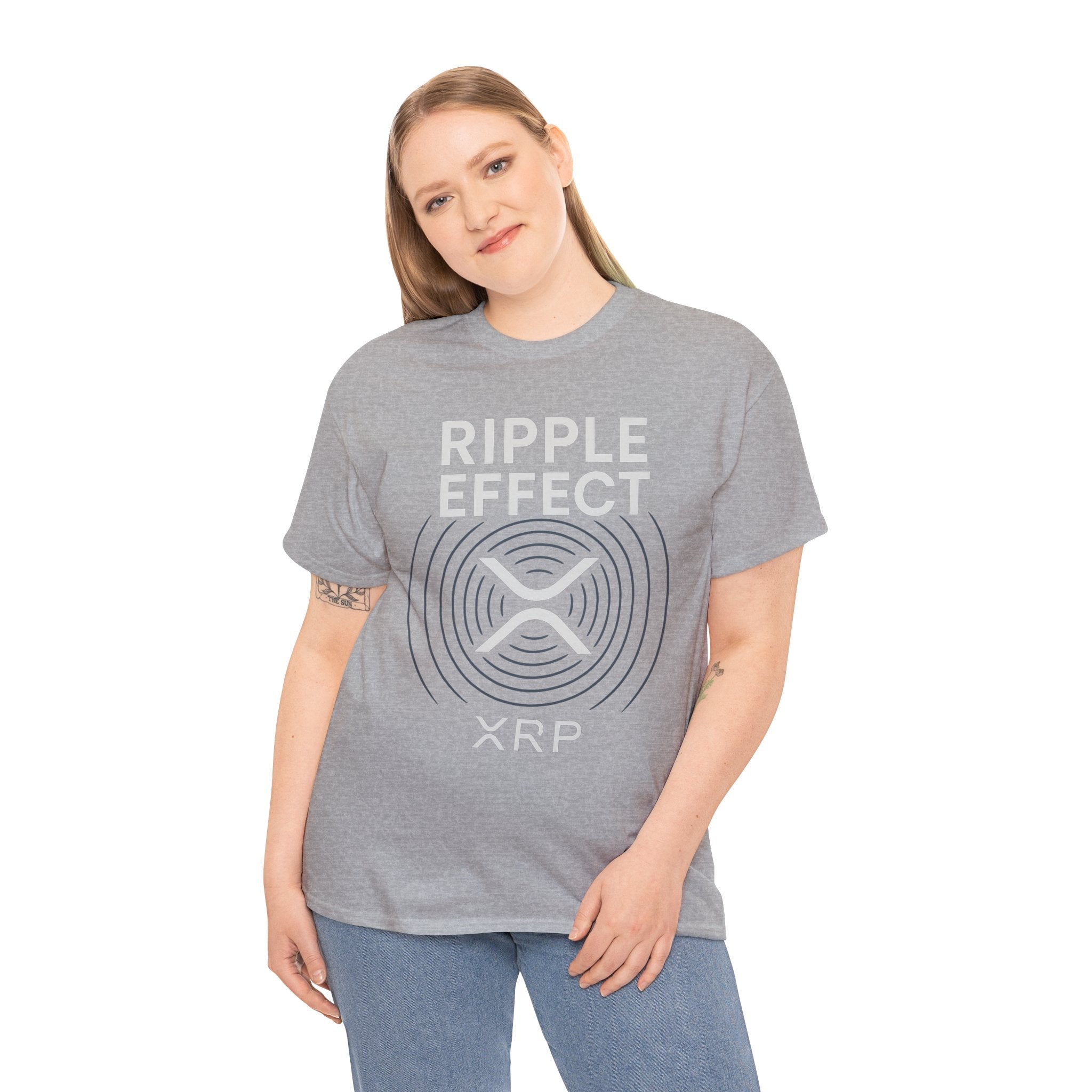 Ripple Effect XRP Tee — Minimal Cryptocurrency Logo T-Shirt