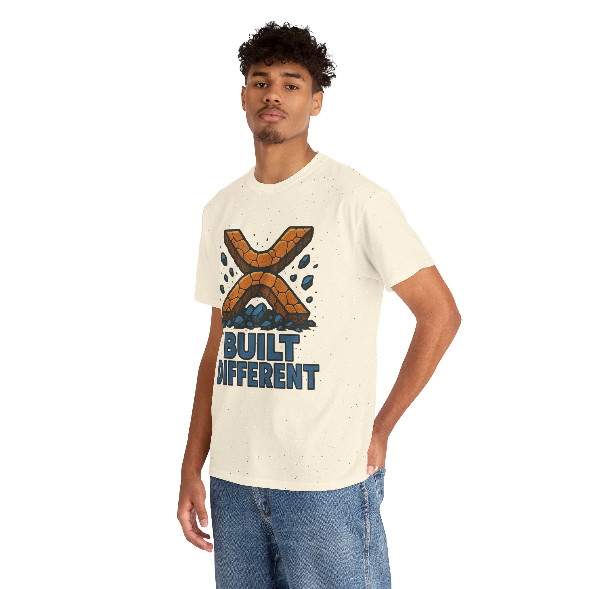 Built Different T-Shirt — Rugged Crypto X Design Tee