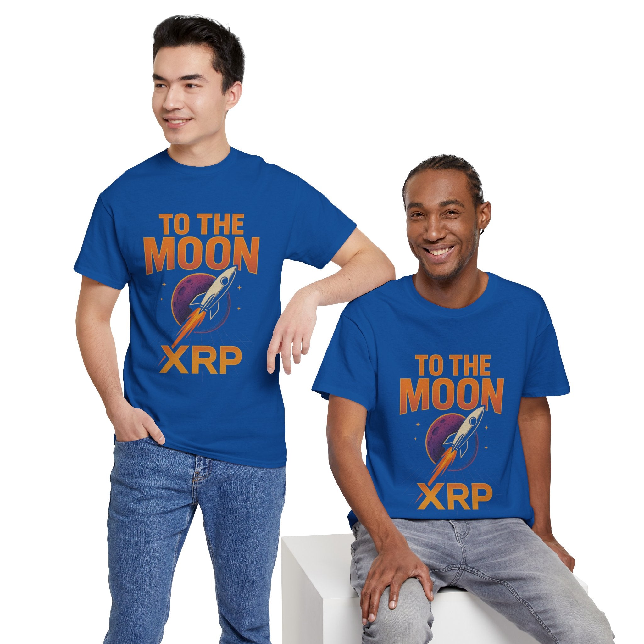 XRP To The Moon Tee — Cryptocurrency Investor Rocket Shirt