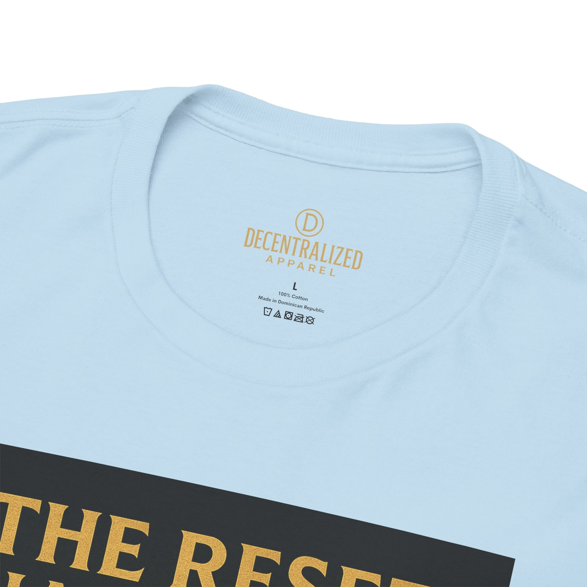 XRP Crypto Tee — "The Reset Has Begun" Bitcoin Alternative Shirt