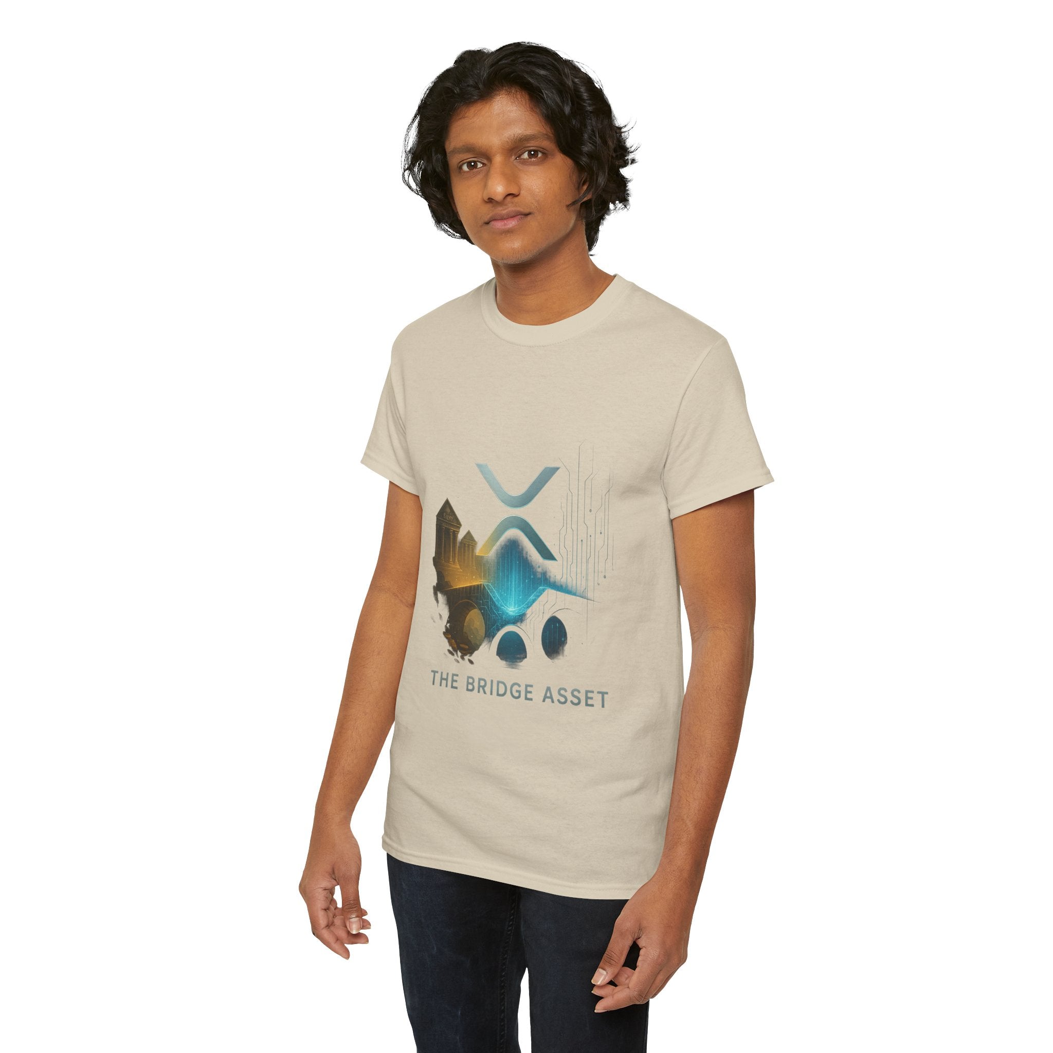 Ripple XRP Crypto Tee — 'The Bridge Asset' Logo T-Shirt