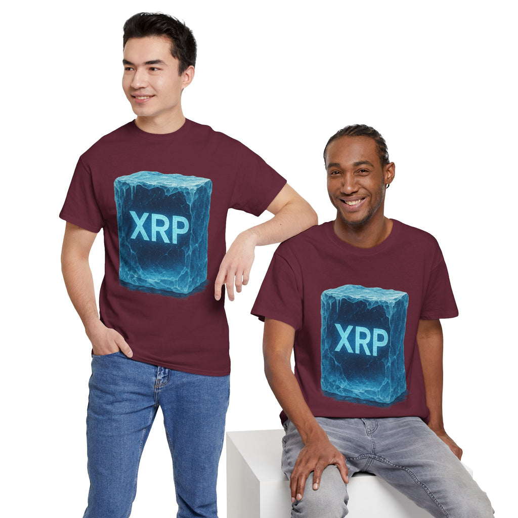 XRP Ice Block Tee — Crypto Ripple Logo T-Shirt