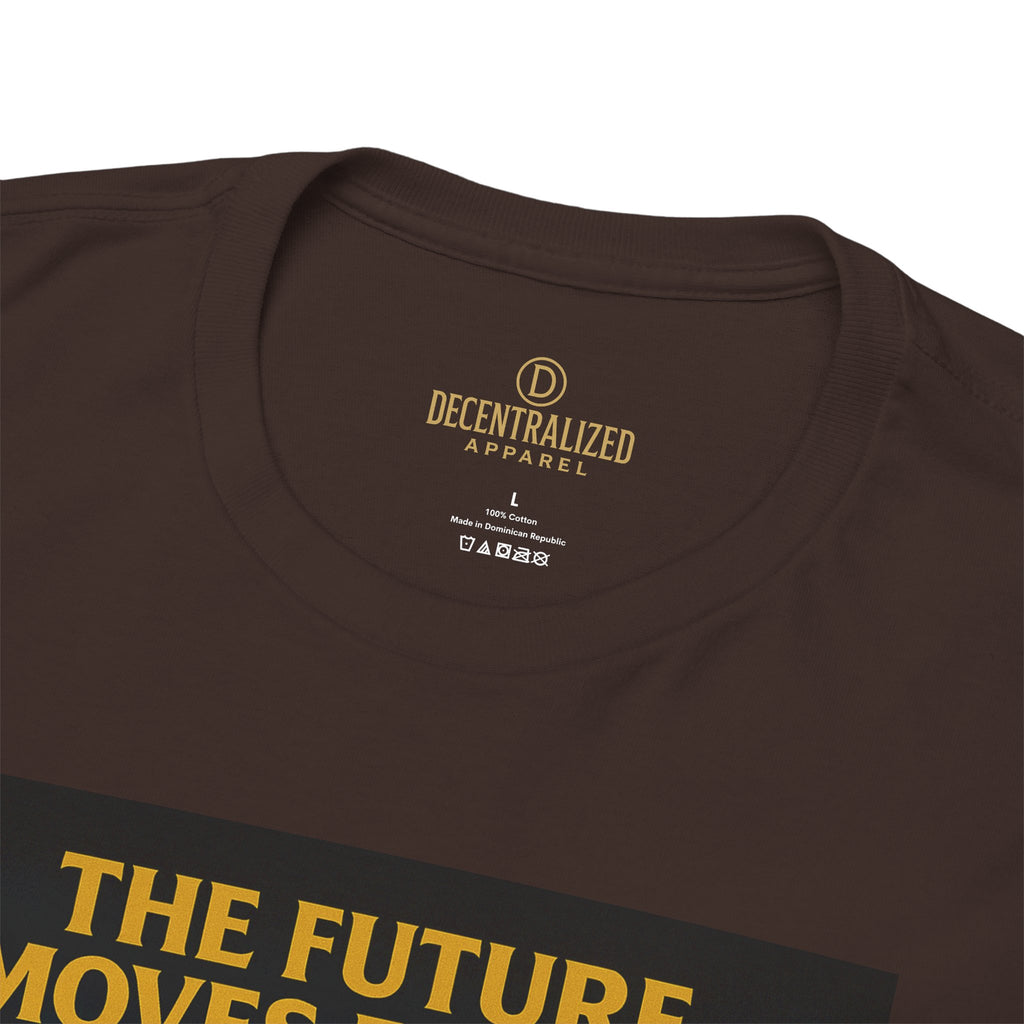 XRP Swift Crypto T-Shirt — “The Future Moves Faster” XRP Over Swift Tee