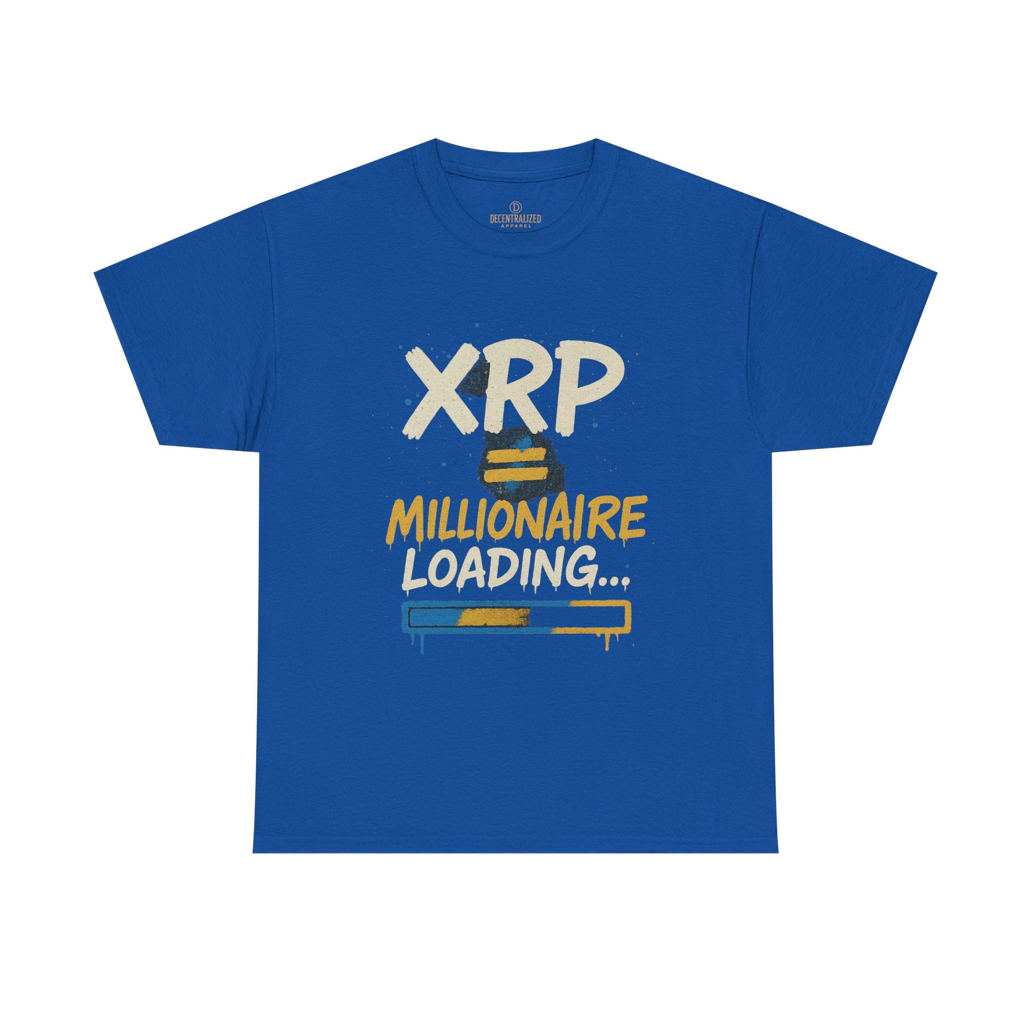 XRP Millionaire Loading T-Shirt — Crypto Investor Progress Tee
