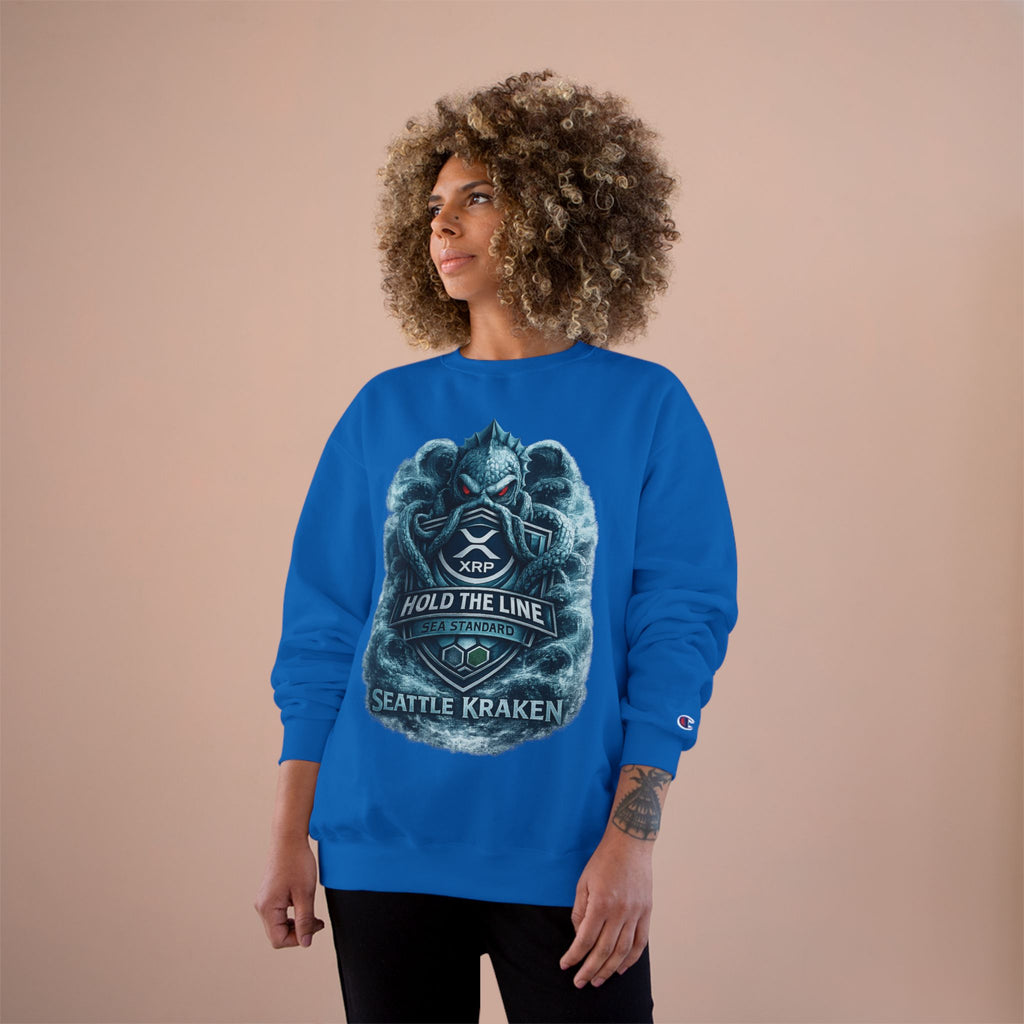 Seattle Kraken Sweatshirt — "Hold The Line" Nautical Graphic Crewneck