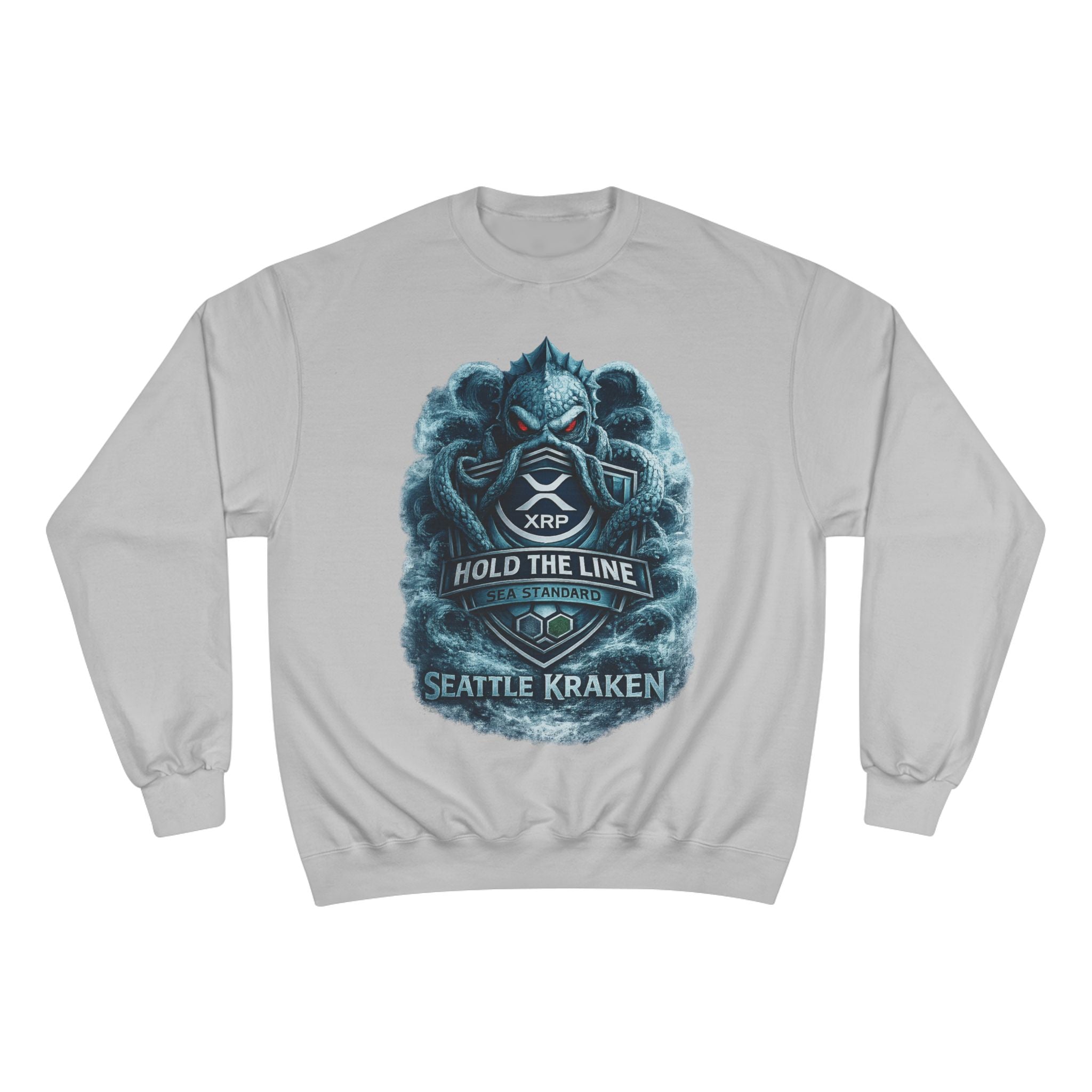 Seattle Kraken Sweatshirt — "Hold The Line" Nautical Graphic Crewneck