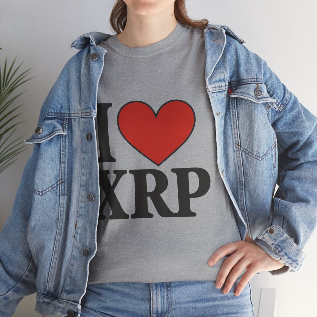 I  XRP T-Shirt — Crypto Enthusiast Ripple Tee