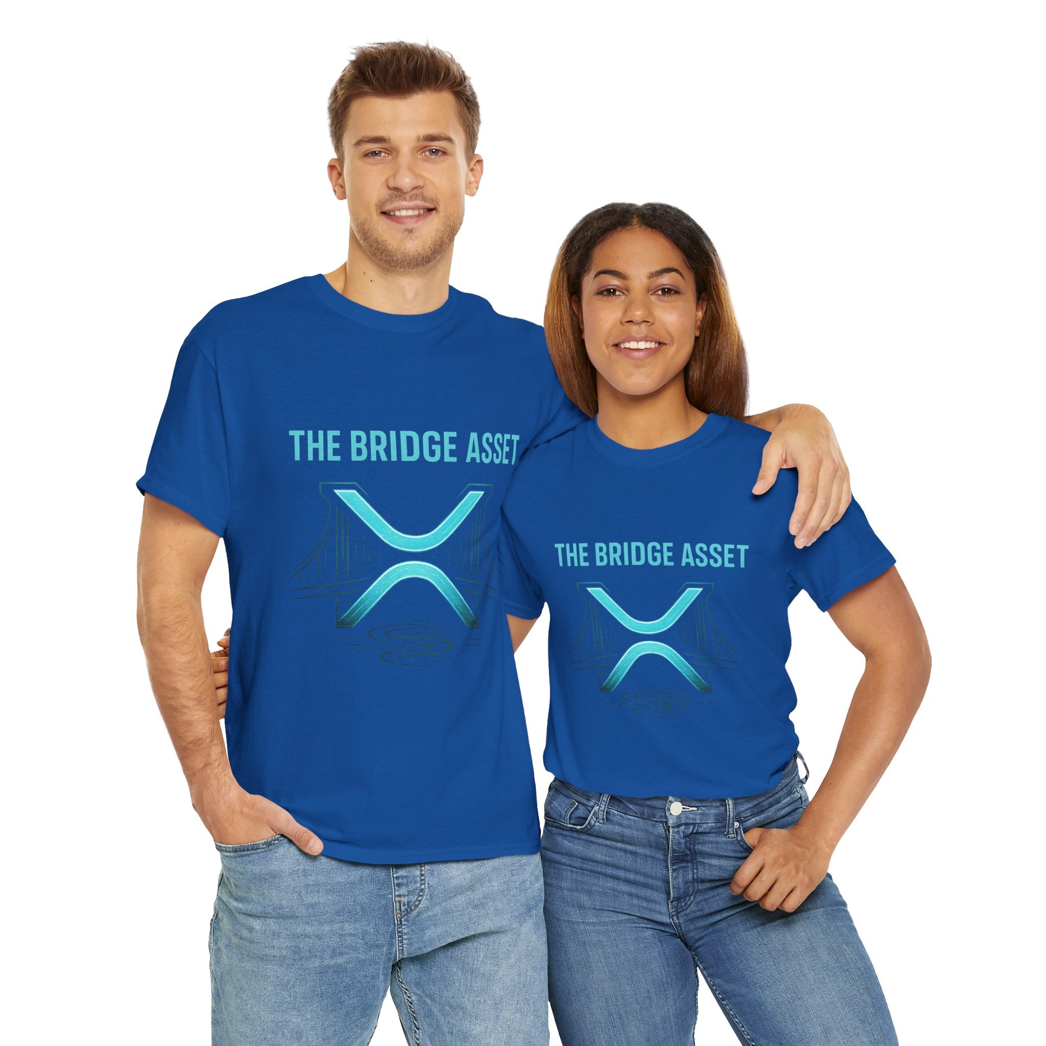 XRP 'The Bridge Asset' Graphic Tee — Crypto Ripple Logo Shirt