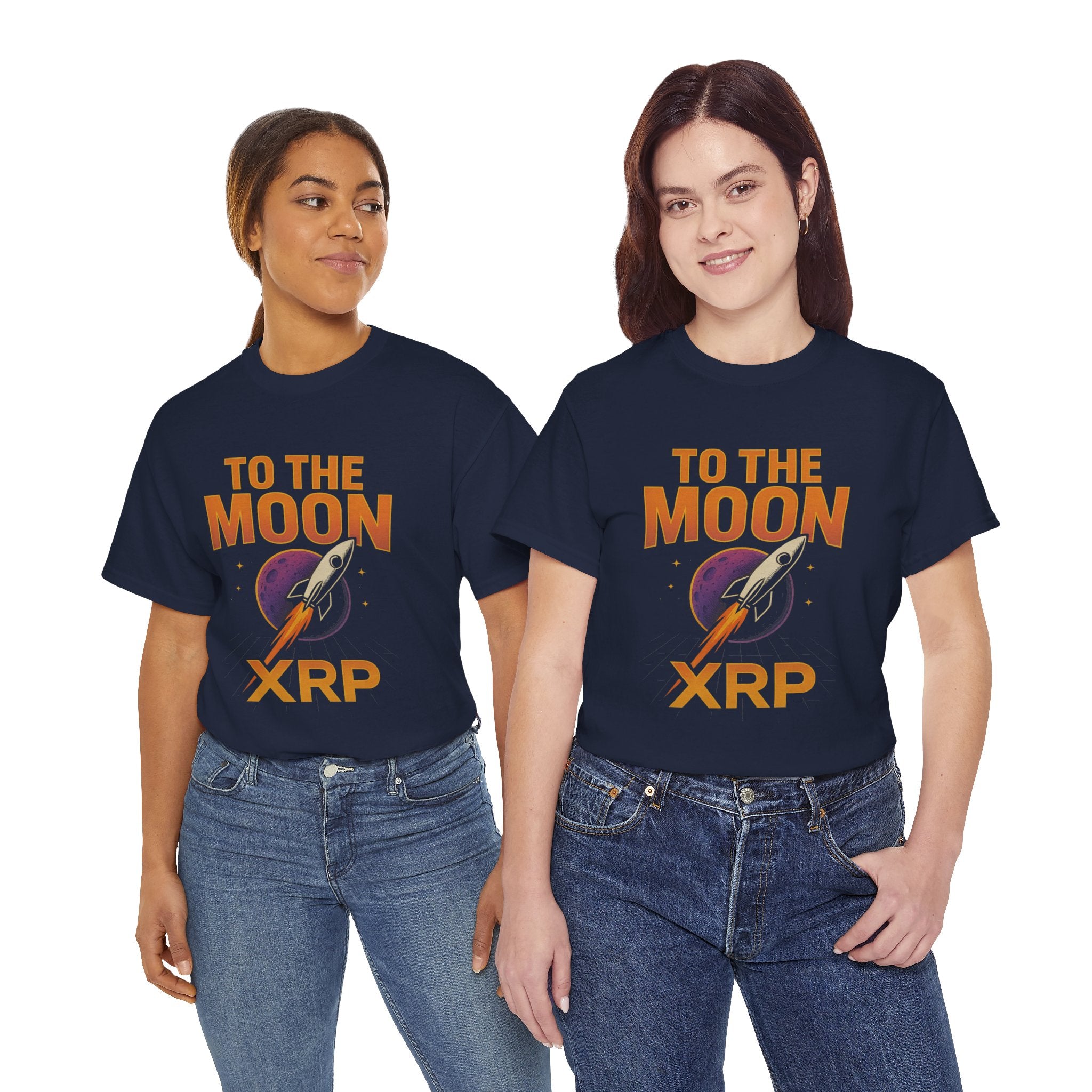 XRP To The Moon Tee — Cryptocurrency Investor Rocket Shirt