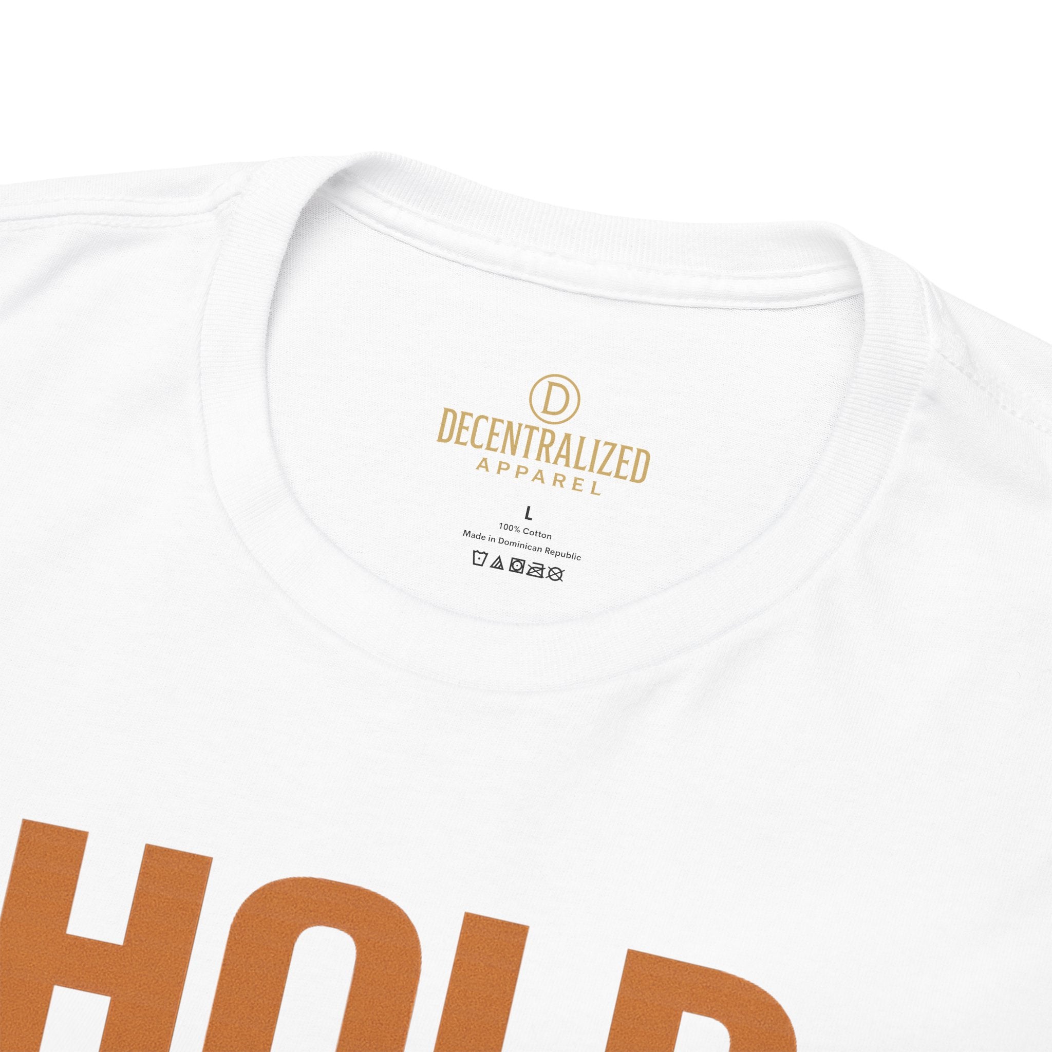 Hold The Line Tee — Bold Flag Graphic Cryptocurrency XRP Shirt