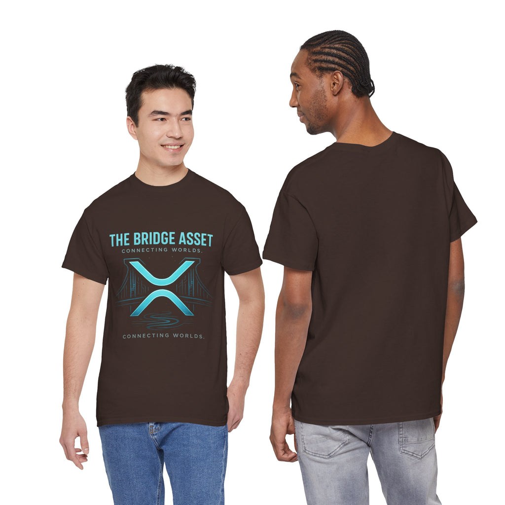 The Bridge Asset Tee – 'Connecting Worlds' Crypto Ripple X Logo T-Shirt