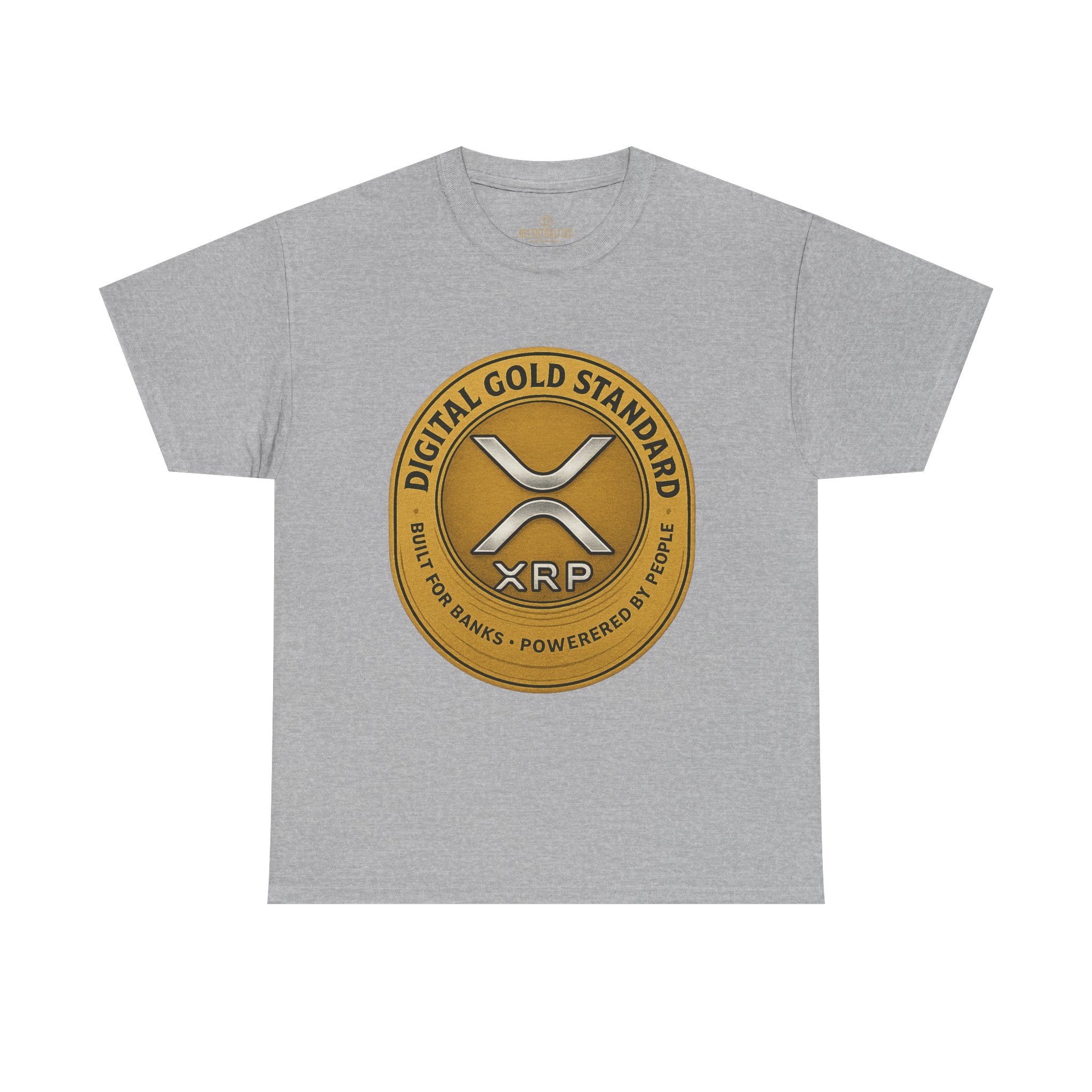 XRP Digital Gold Tee – Cryptocurrency Logo Shirt