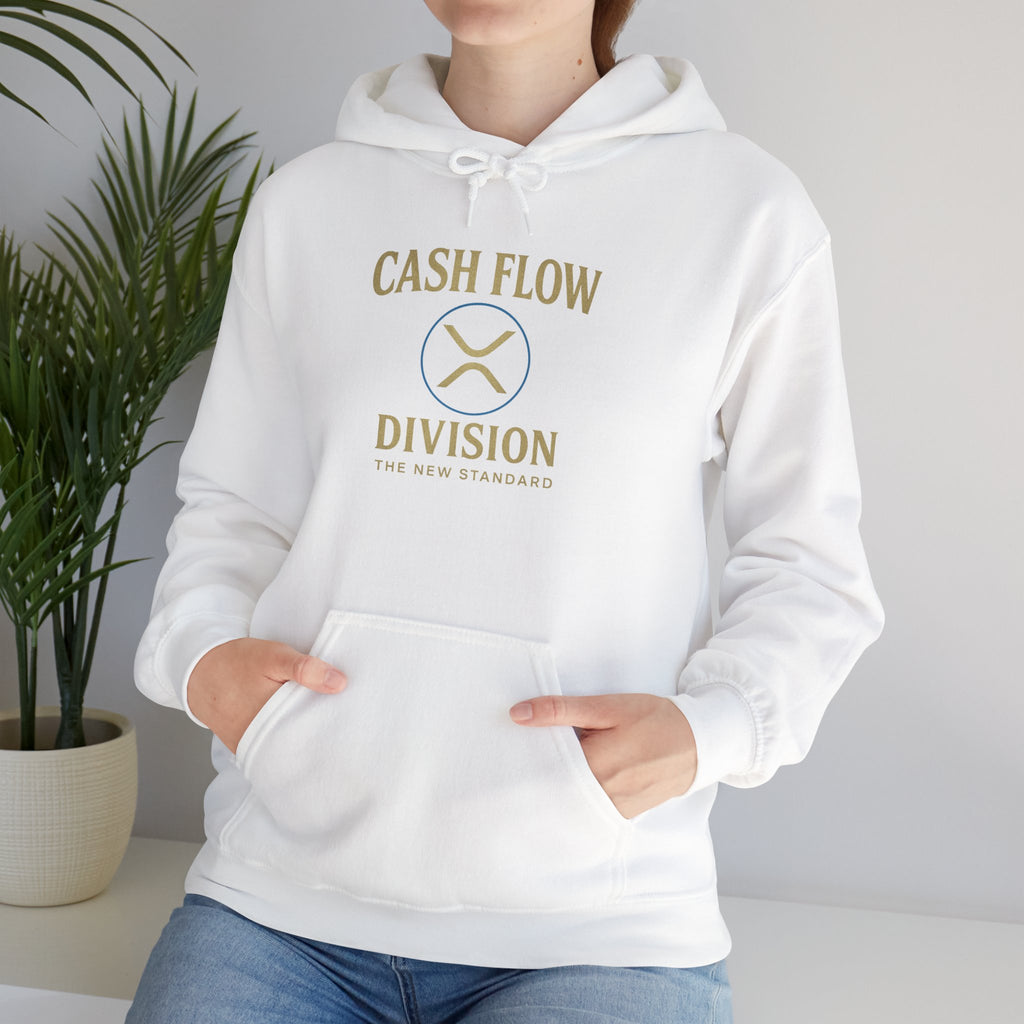 Cash Flow Division Hoodie — Minimalist Finance Logo Pullover