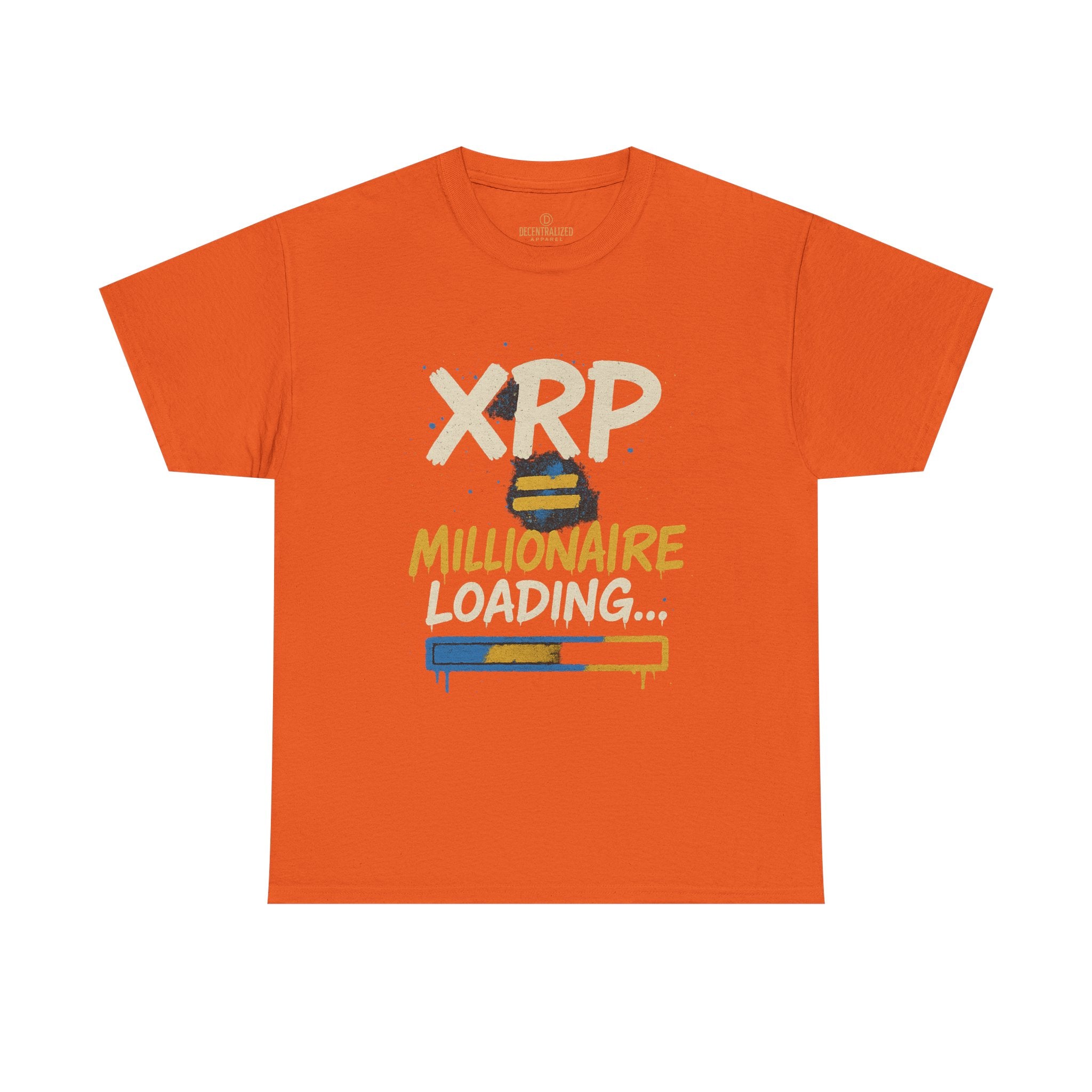XRP Millionaire Loading T-Shirt — Crypto Investor Progress Tee