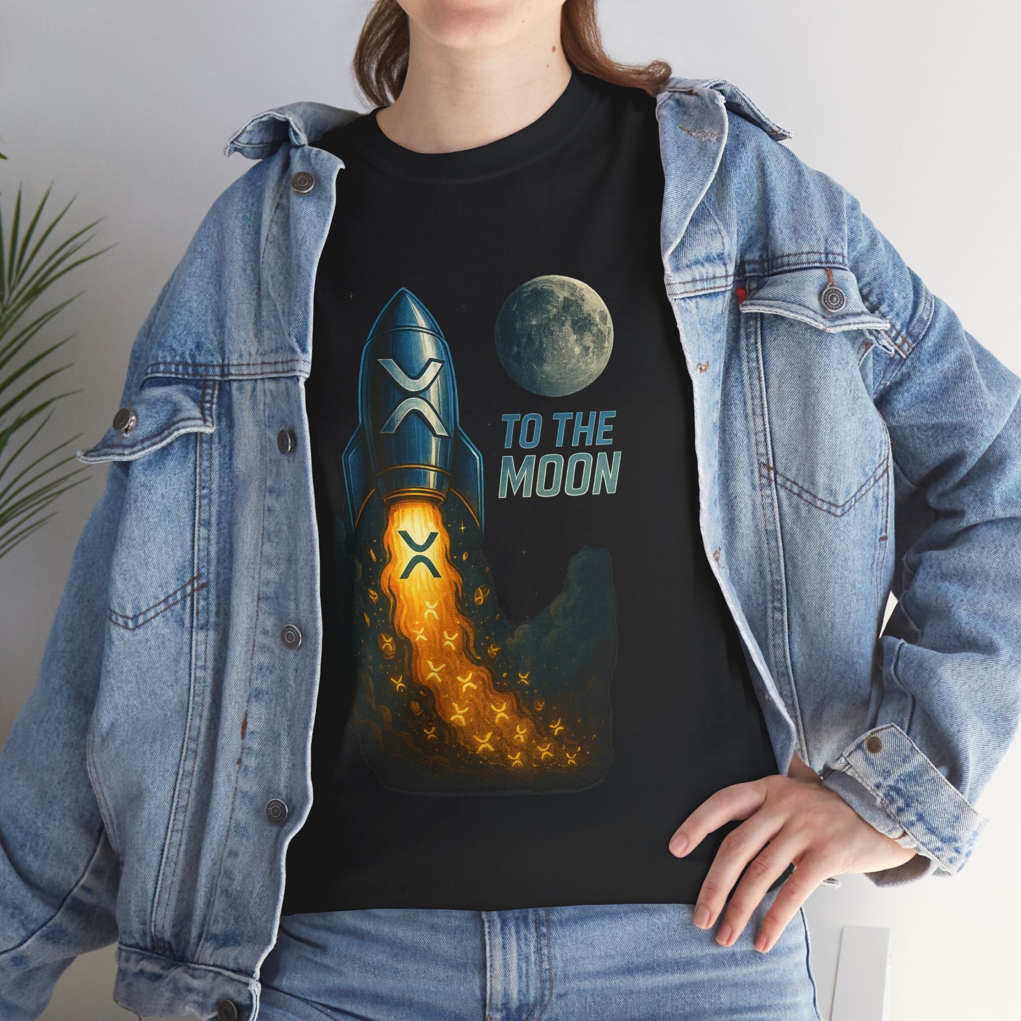 Rocket 'To the Moon' T-Shirt - Space Exploration Graphic Tee