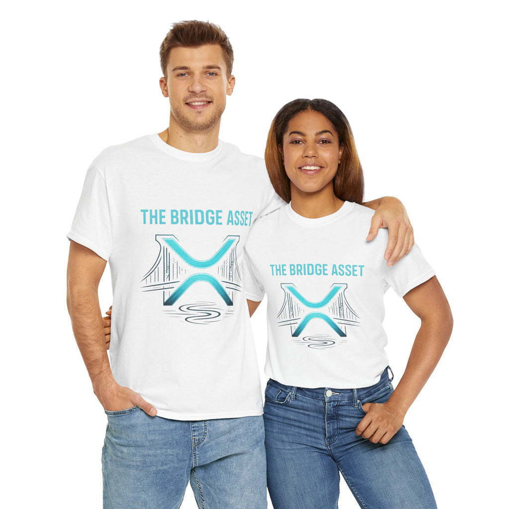 XRP 'The Bridge Asset' Graphic Tee — Crypto Ripple Logo Shirt