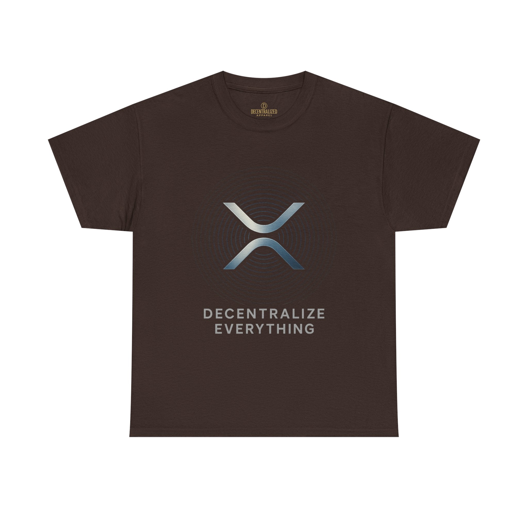 XRP 'Decentralize Everything' Tee - Crypto Logo T-Shirt