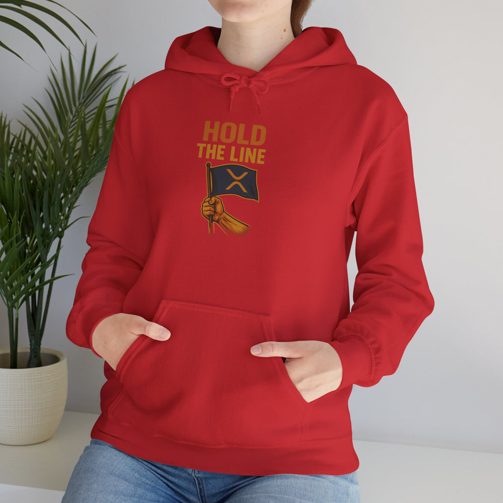 Hold The Line Hoodie — Flag & Fist Graphic Pullover