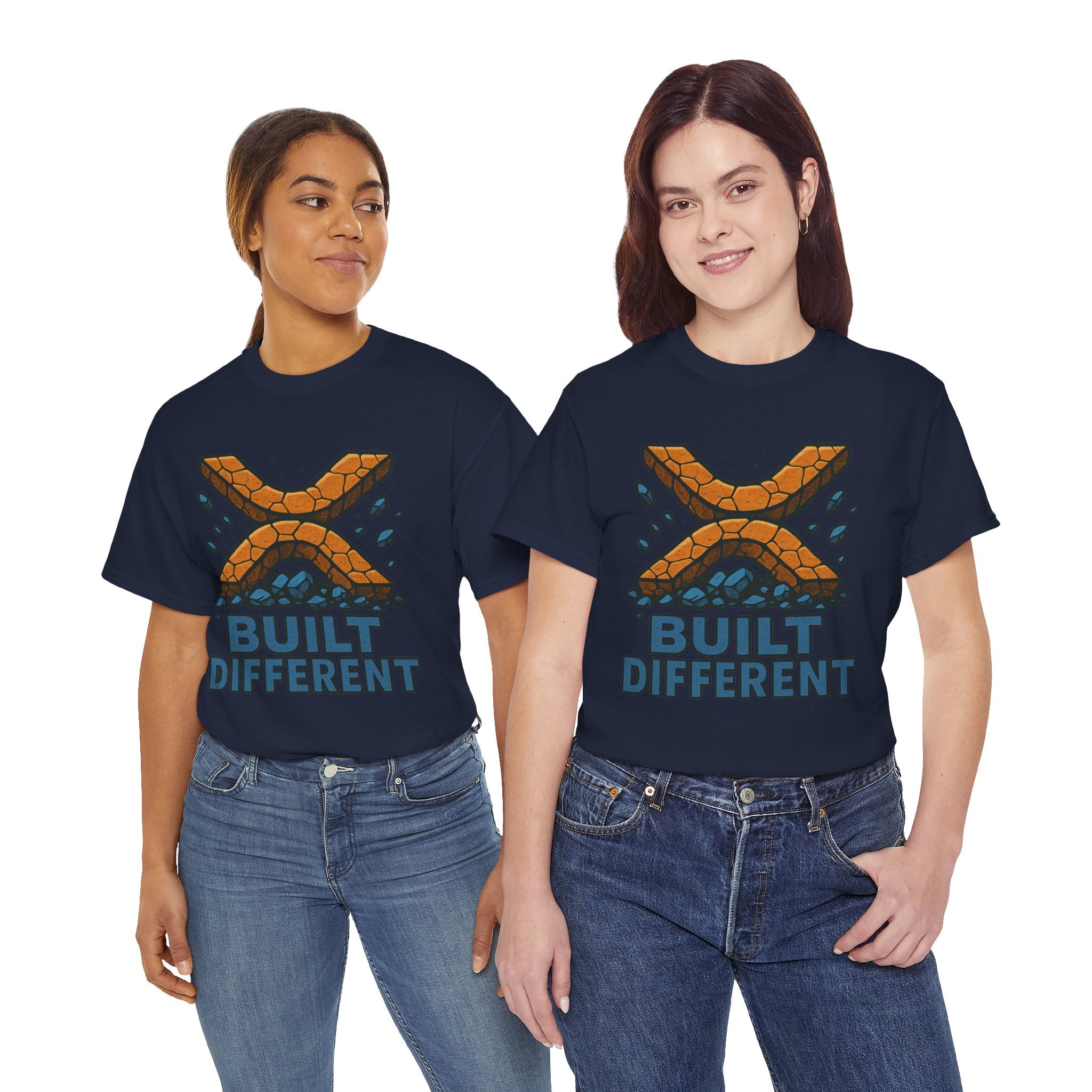 Built Different T-Shirt — Rugged Crypto X Design Tee