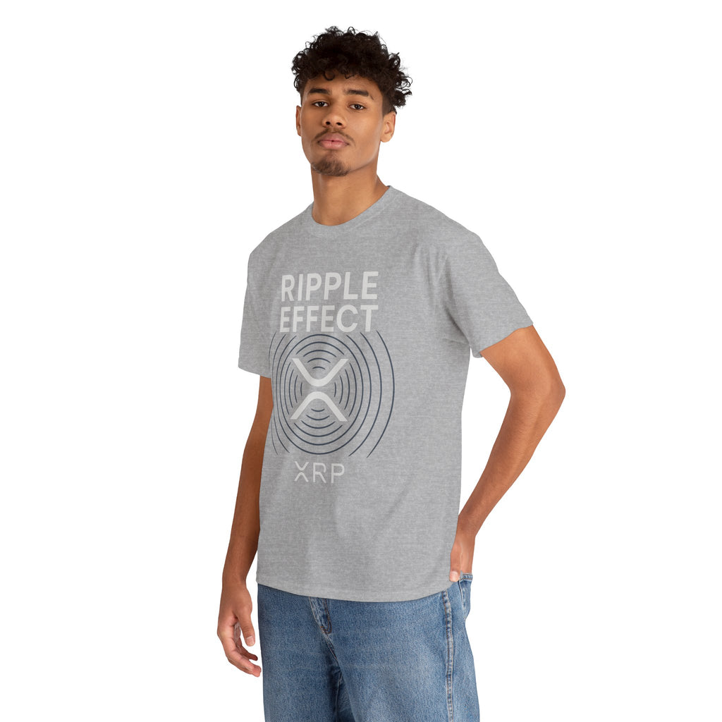 Ripple Effect XRP Tee — Minimal Cryptocurrency Logo T-Shirt