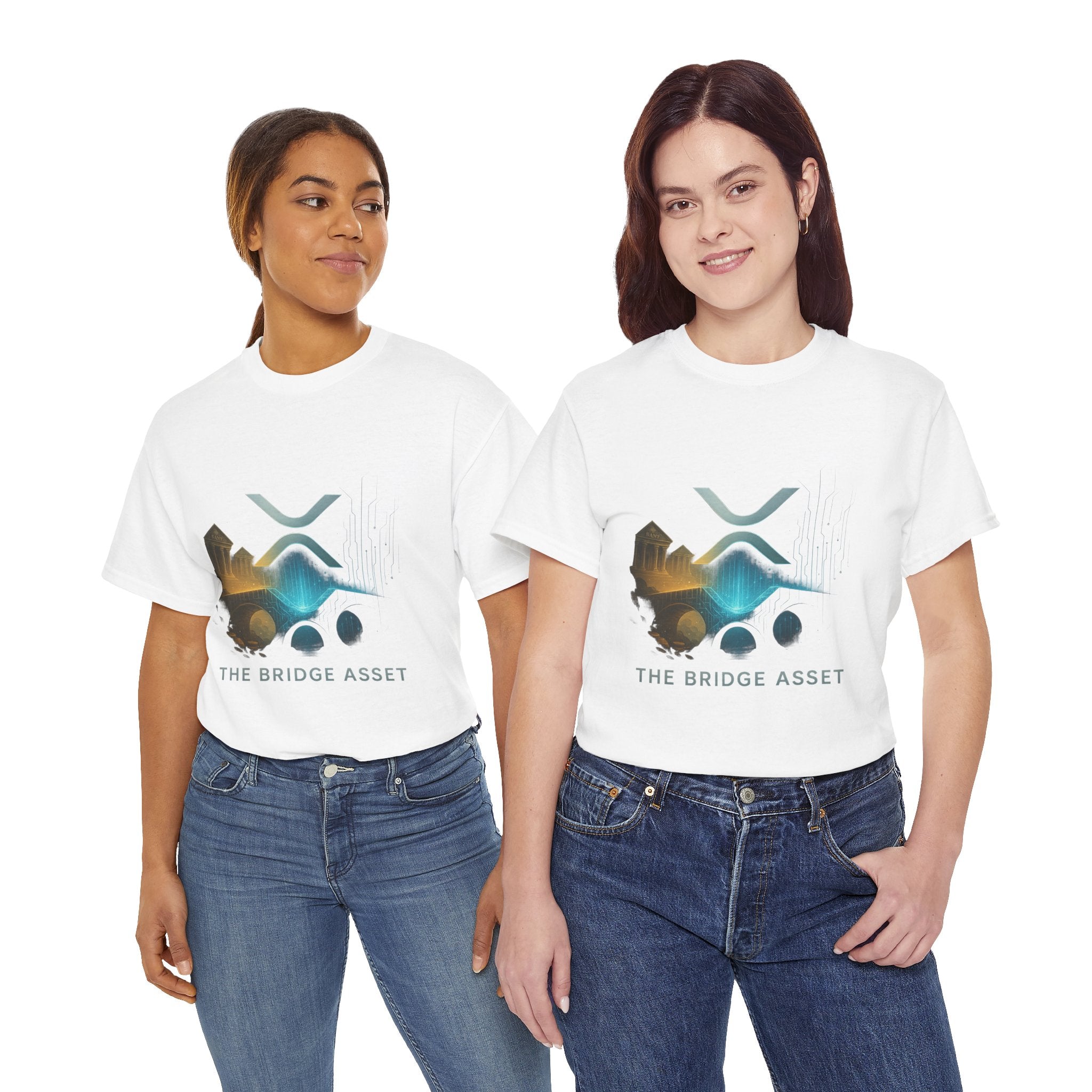 Ripple XRP Crypto Tee — 'The Bridge Asset' Logo T-Shirt