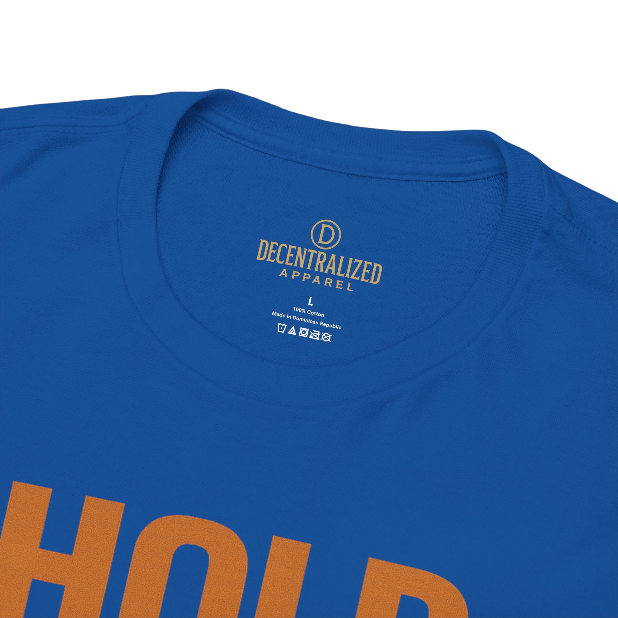 Hold The Line Tee — Bold Flag Graphic Cryptocurrency XRP Shirt
