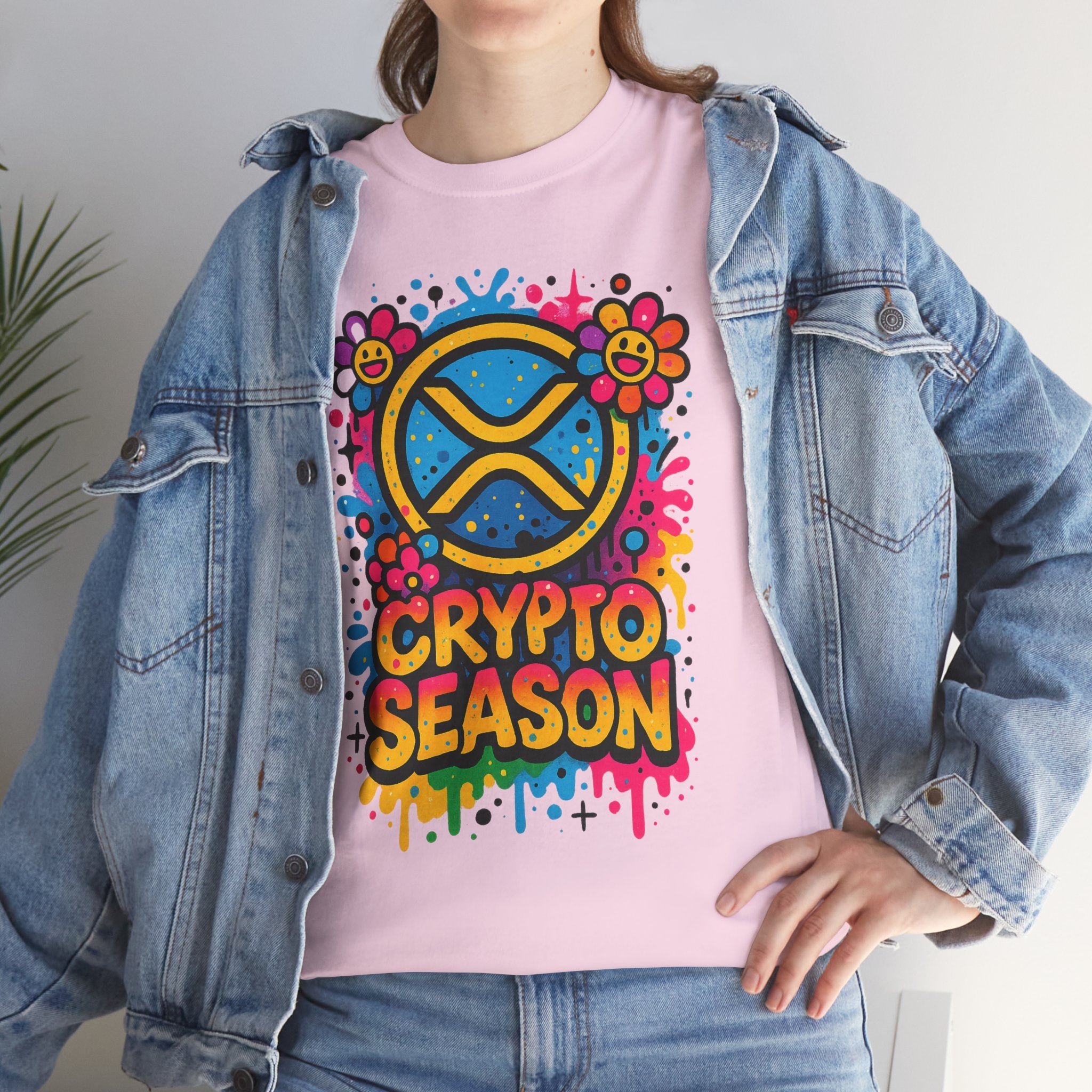 Crypto Season T-Shirt — Colorful Ripple XRP Logo Tee