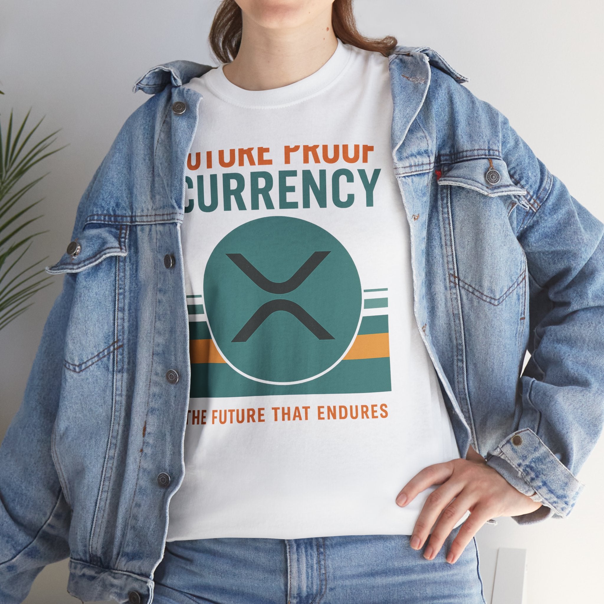 RIPPLE XRP 'Future Proof Currency' Graphic Tee — Crypto Retro Logo Shirt