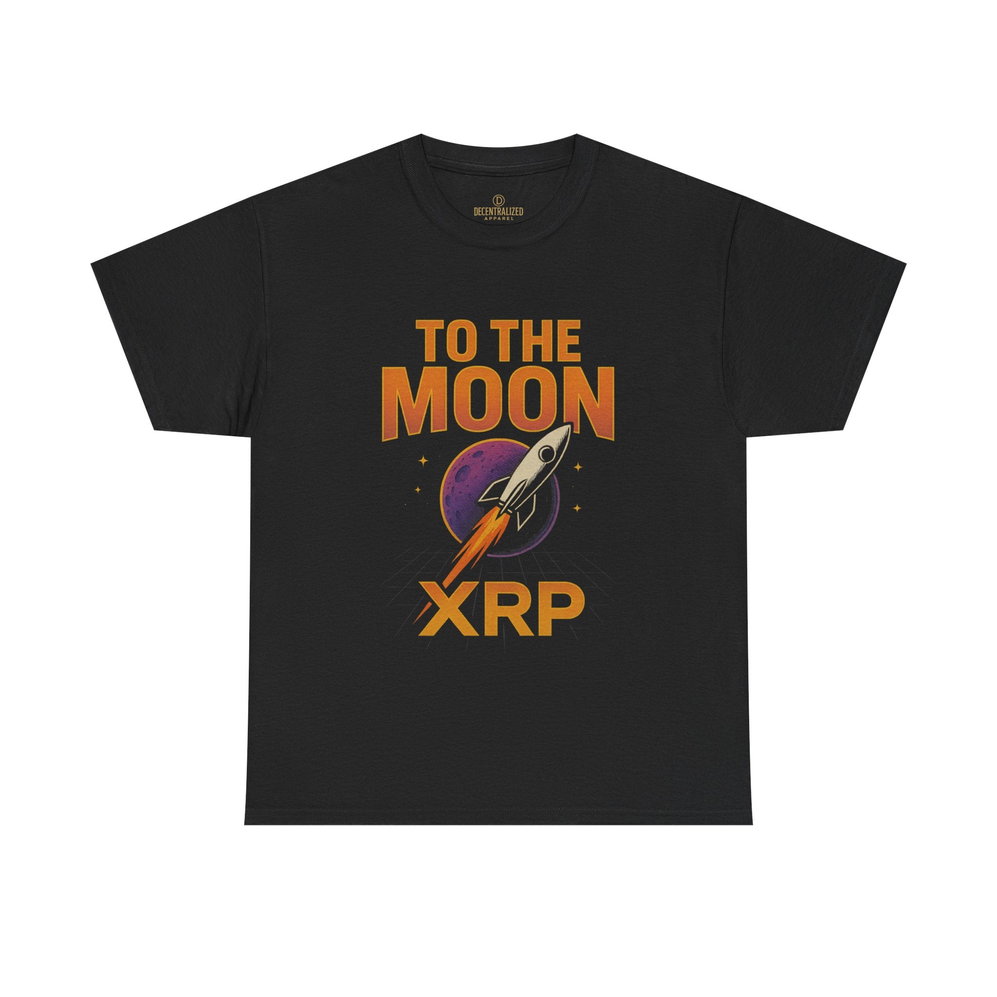 XRP To The Moon Tee — Cryptocurrency Investor Rocket Shirt