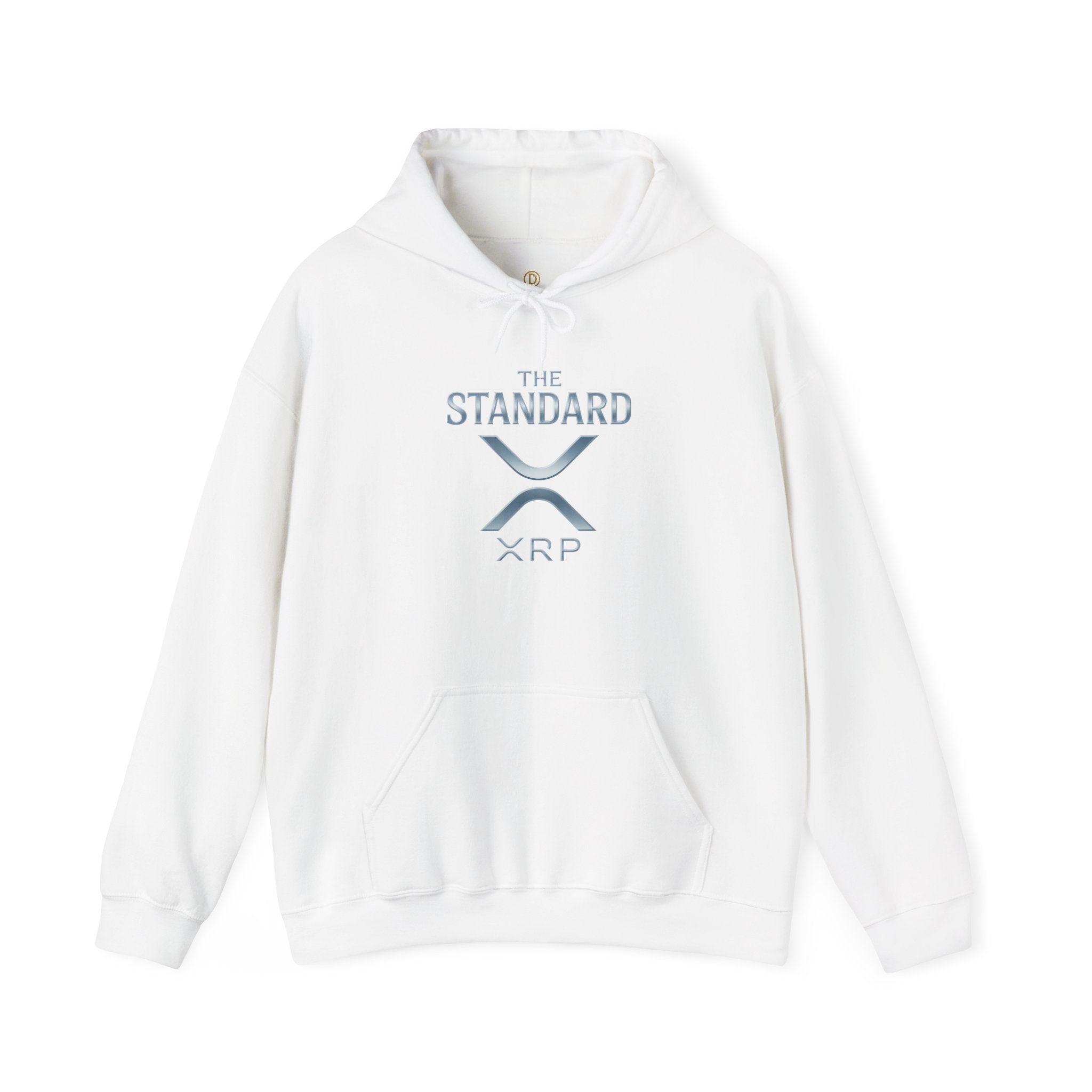 XRP 'The Standard' Logo Hoodie — Crypto Casual Pullover