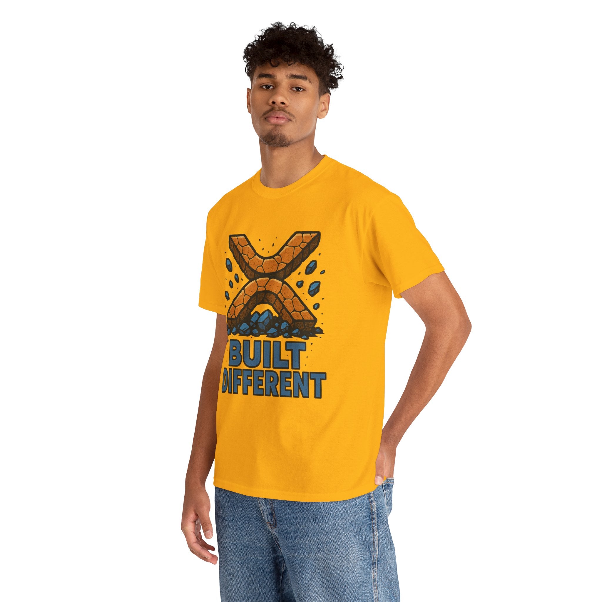 Built Different T-Shirt — Rugged Crypto X Design Tee
