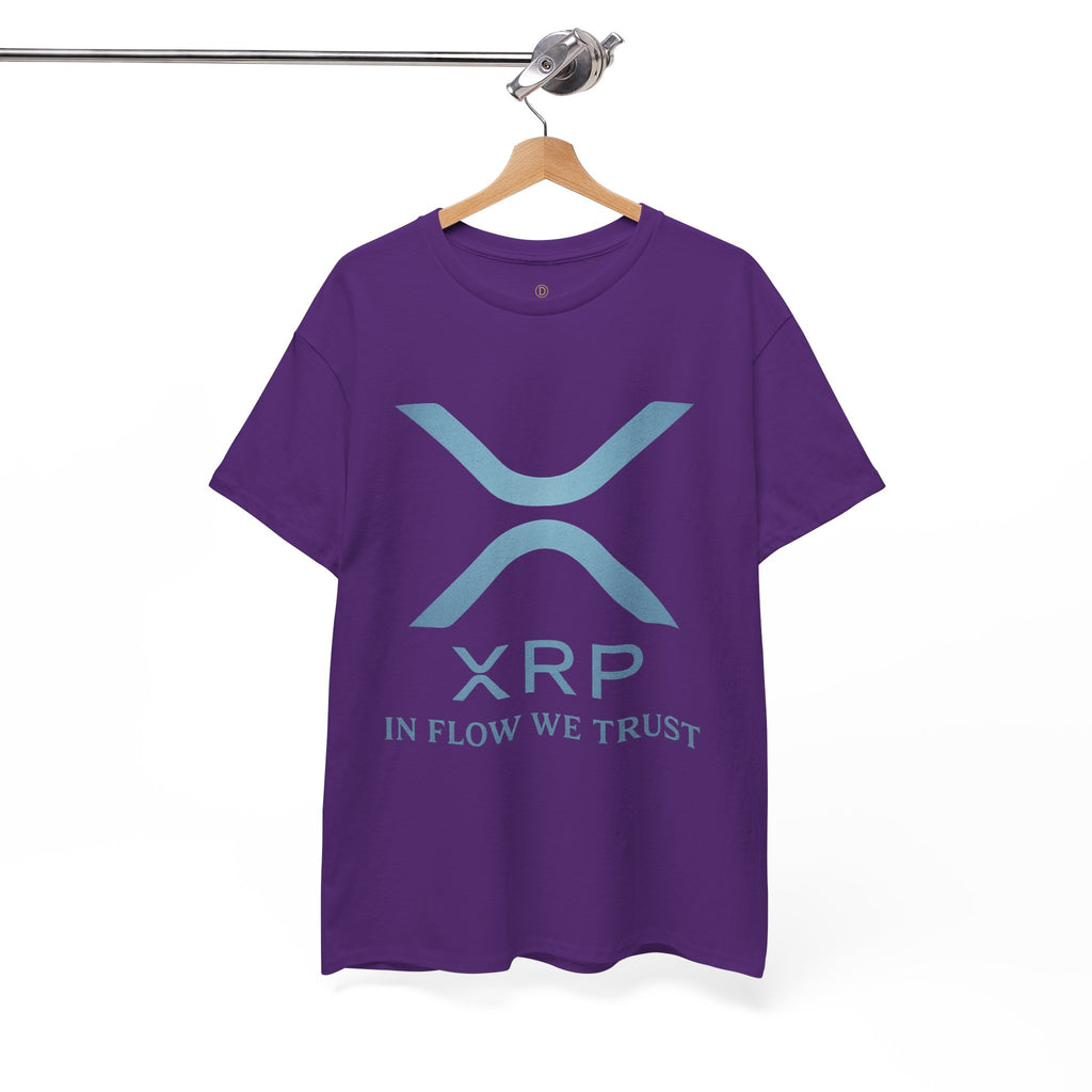 XRP Crypto Tee — "In Flow We Trust" Ripple Logo T-Shirt