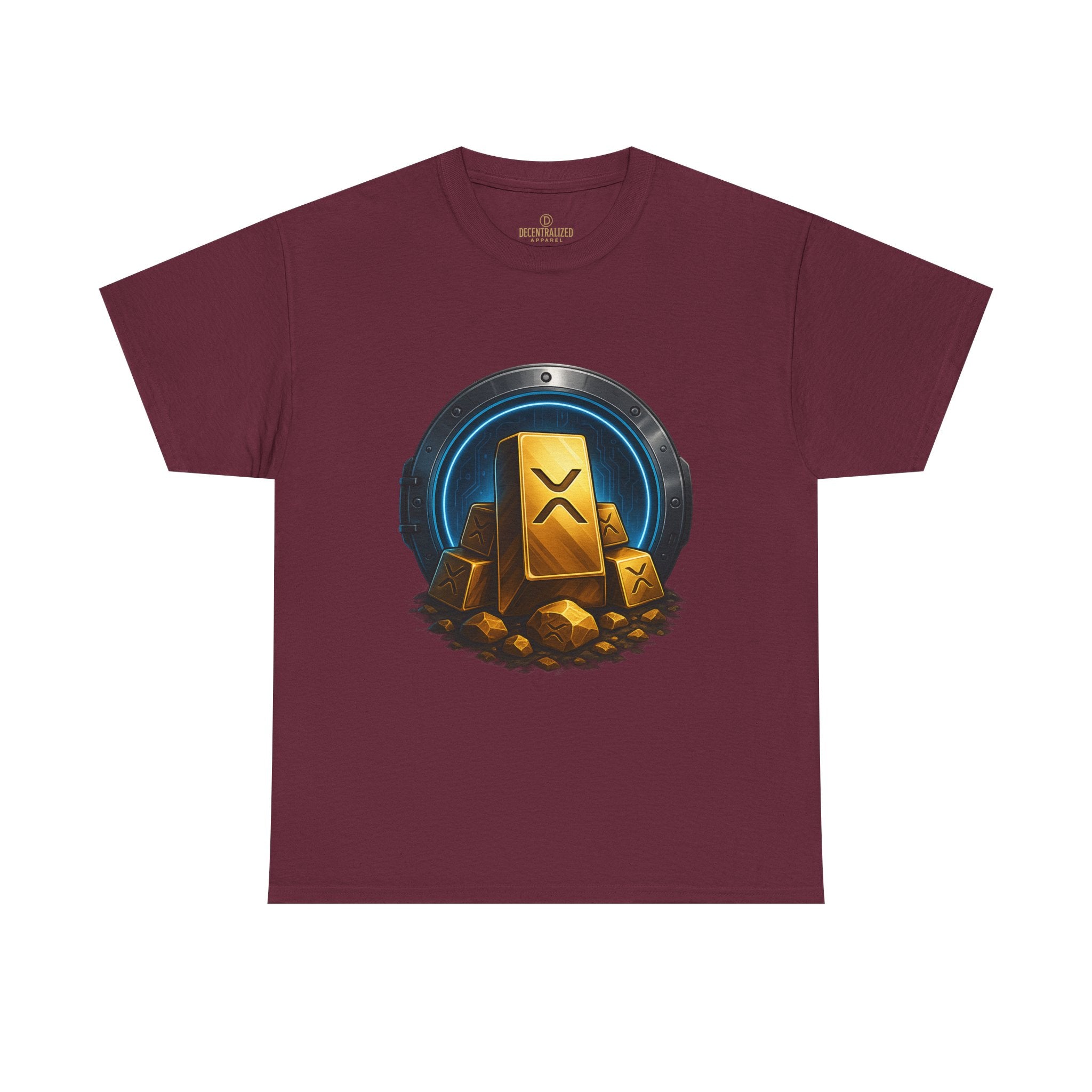 Crypto Gold Bars T-Shirt — Ripple (XRP) Stack Graphic Tee