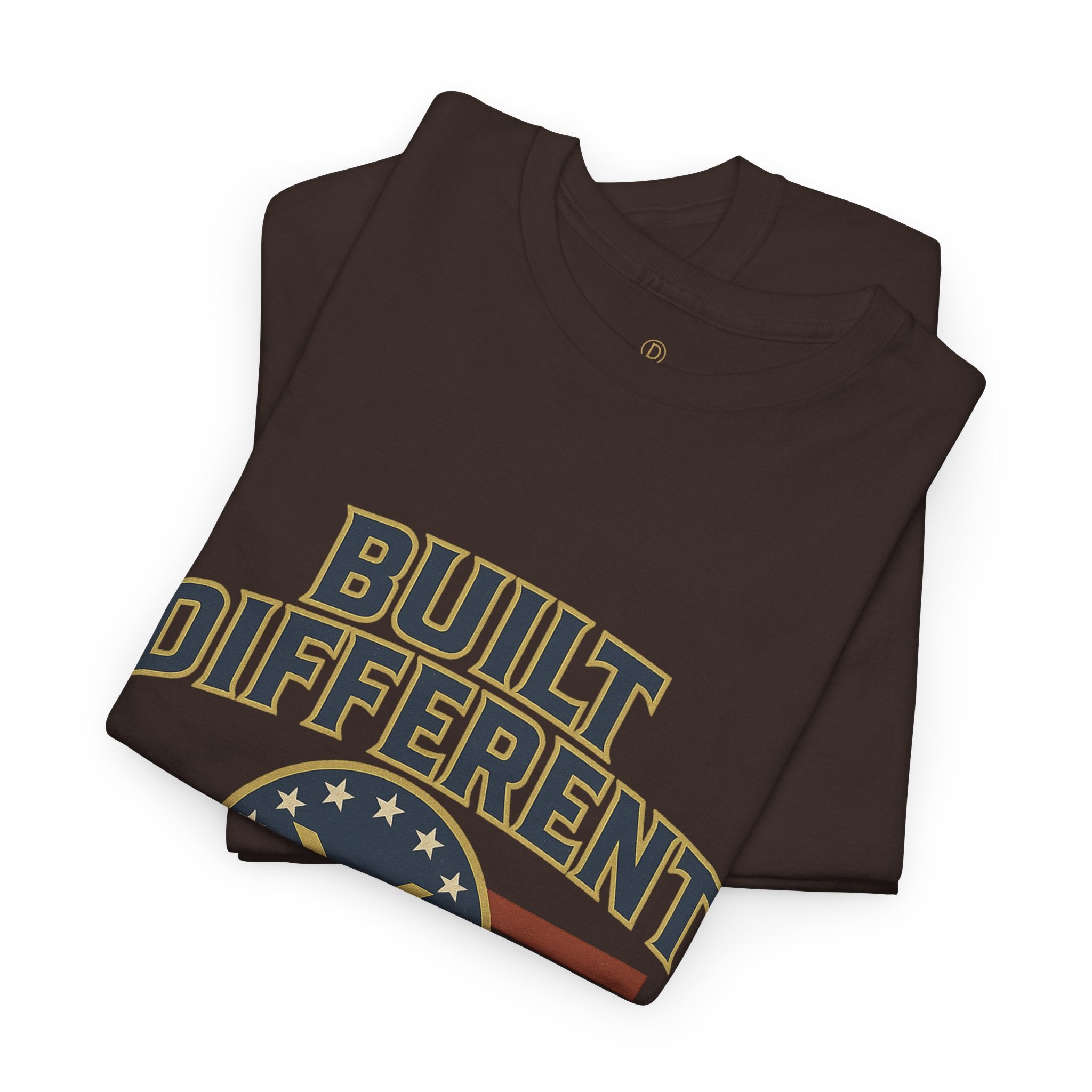 Built Different Since 2012 T-Shirt — American Flag Vintage Crew Tee