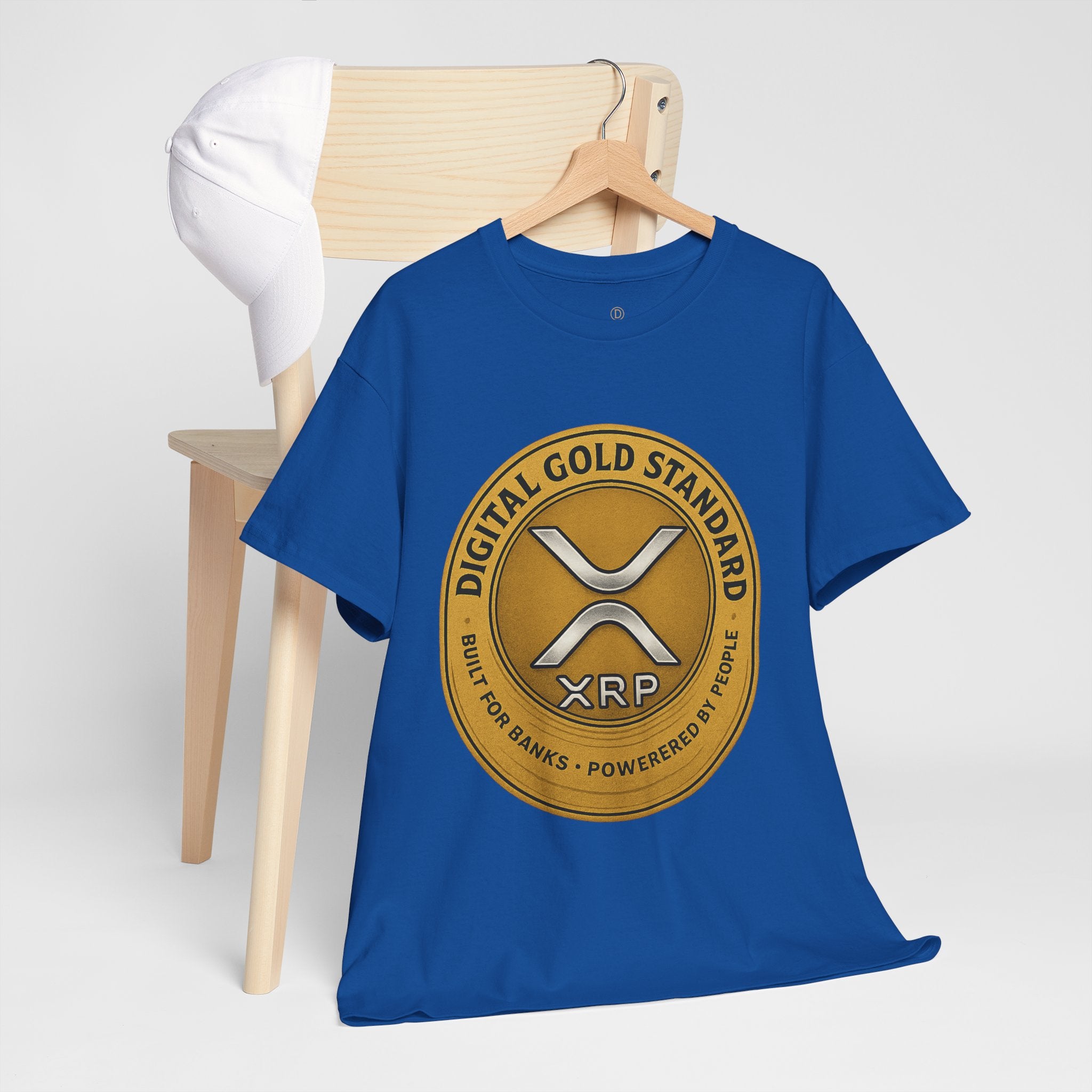 XRP Digital Gold Tee – Cryptocurrency Logo Shirt